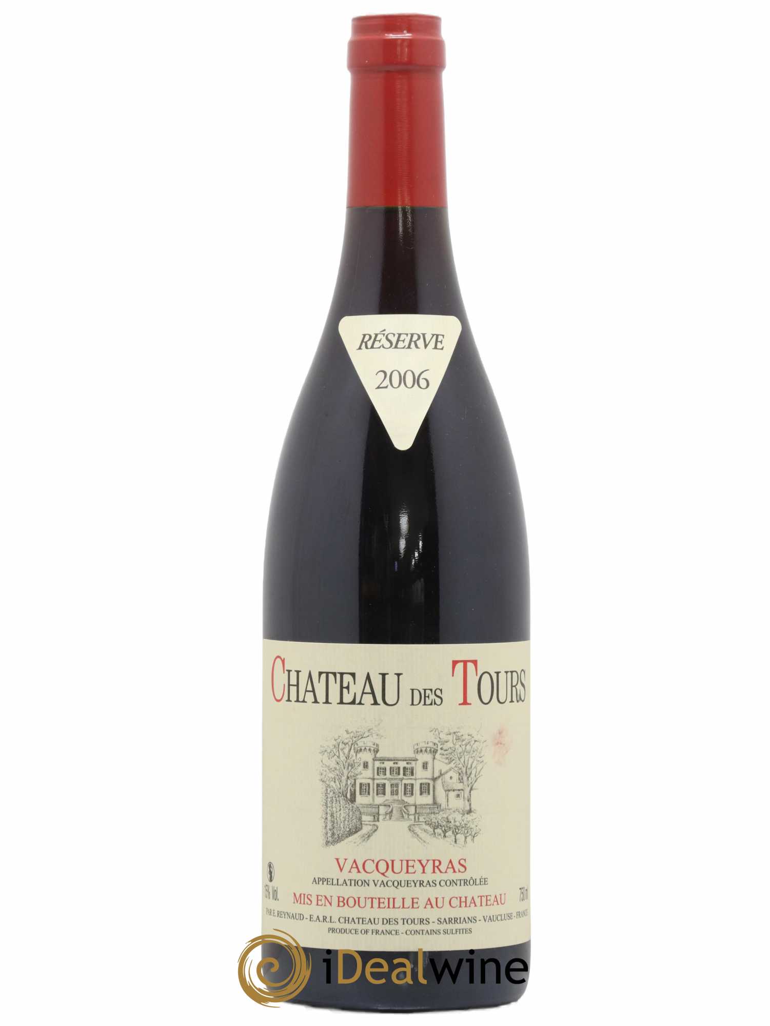 Vacqueyras Château des Tours Emmanuel Reynaud 2006 - Lot de 1 bouteille - 0