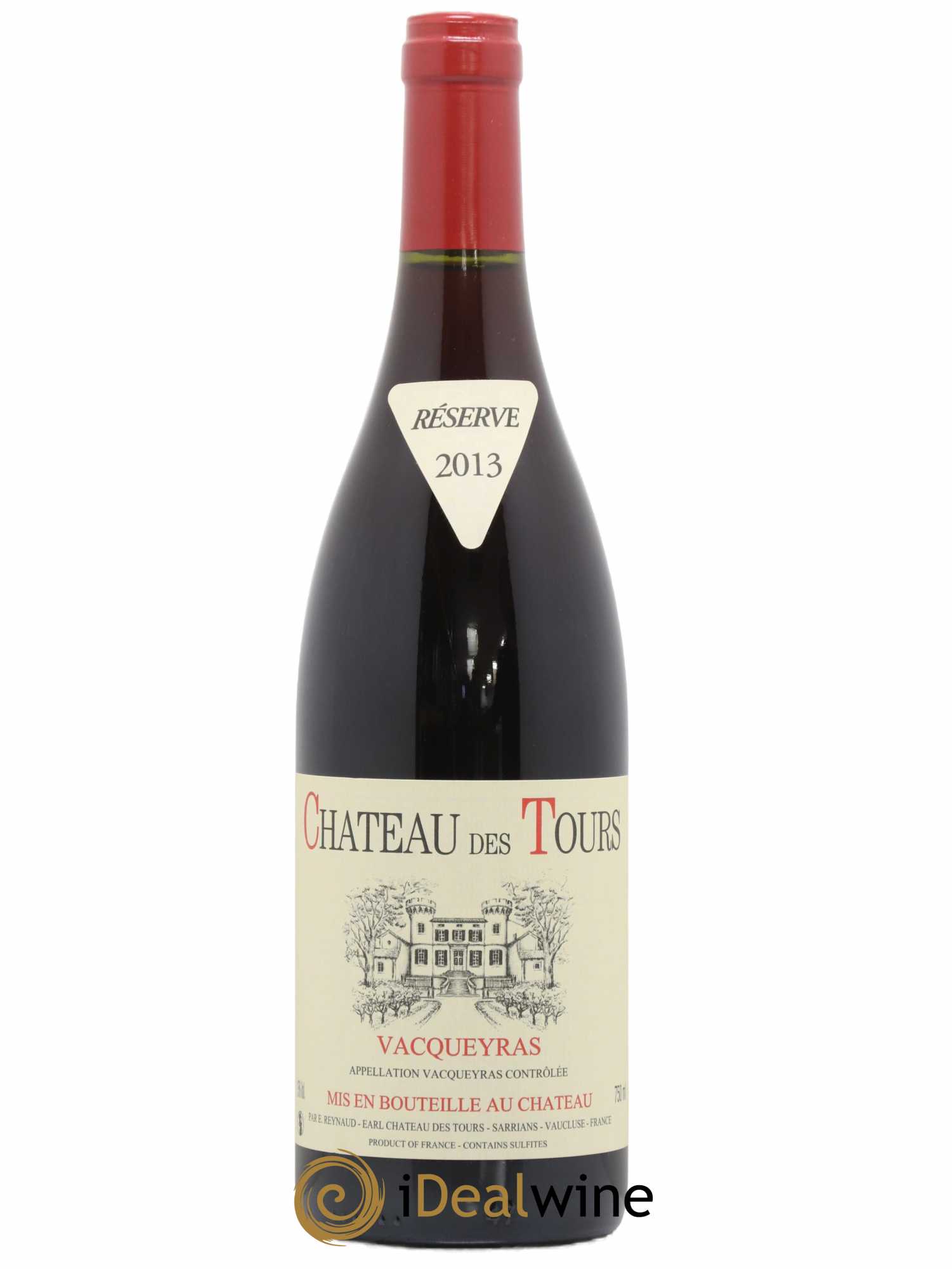 Vacqueyras Château des Tours Emmanuel Reynaud 2013 - Lot de 1 bouteille - 0