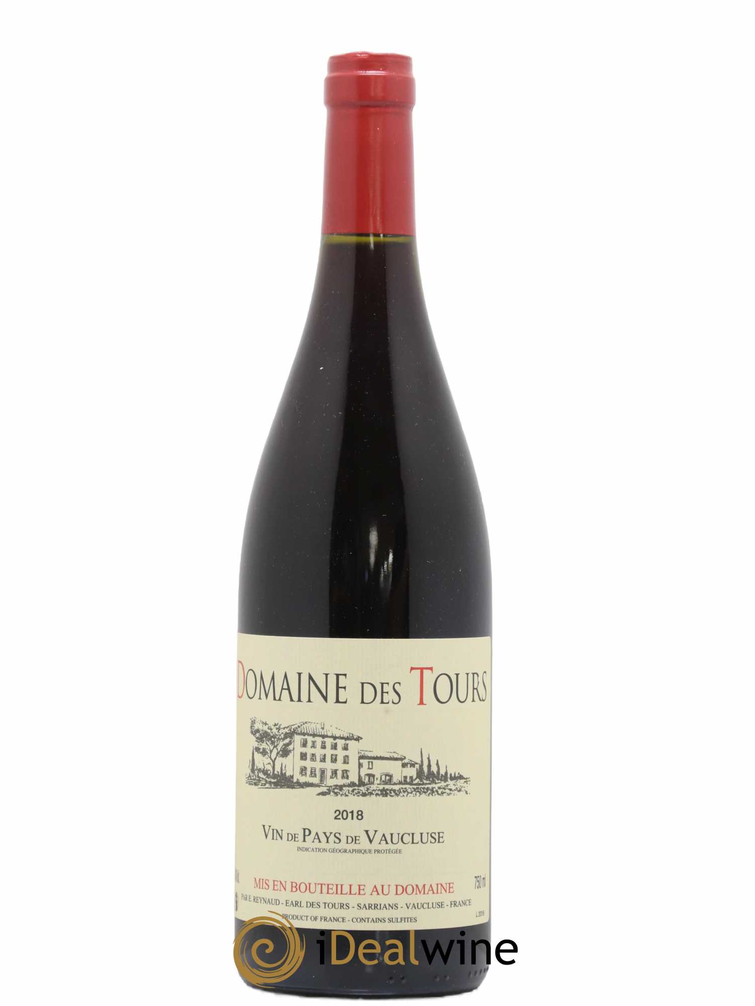 Vaucluse (Vin de Pays de Vaucluse) Domaine des Tours Emmanuel Reynaud 2018 - Lot de 1 bouteille - 0