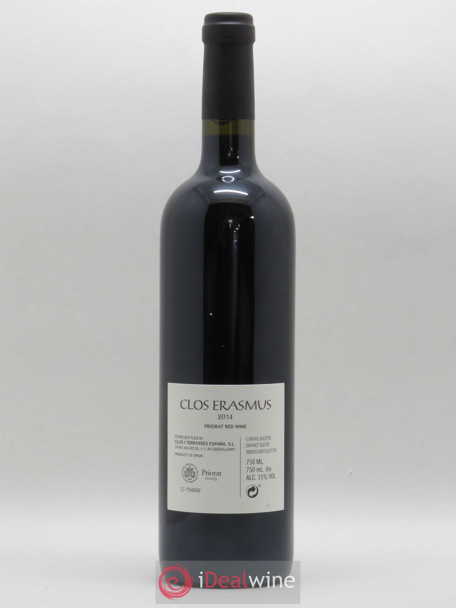 Priorat Clos Erasmus DOCA Daphne Glorian 2014 - Lot de 1 bouteille - 1