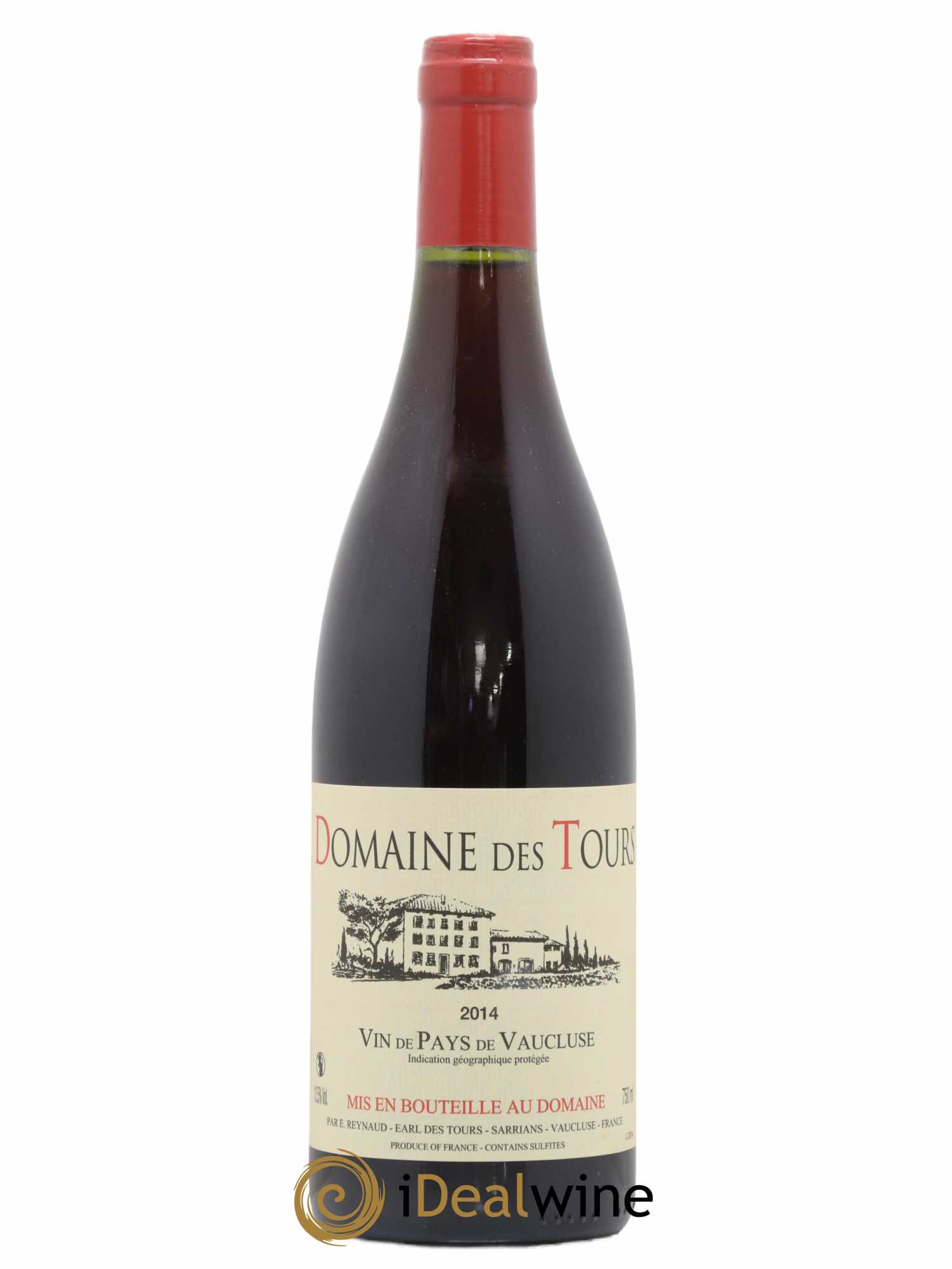 Vaucluse (Vin de Pays de Vaucluse) Domaine des Tours Emmanuel Reynaud 2014 - Lot de 1 bouteille - 0
