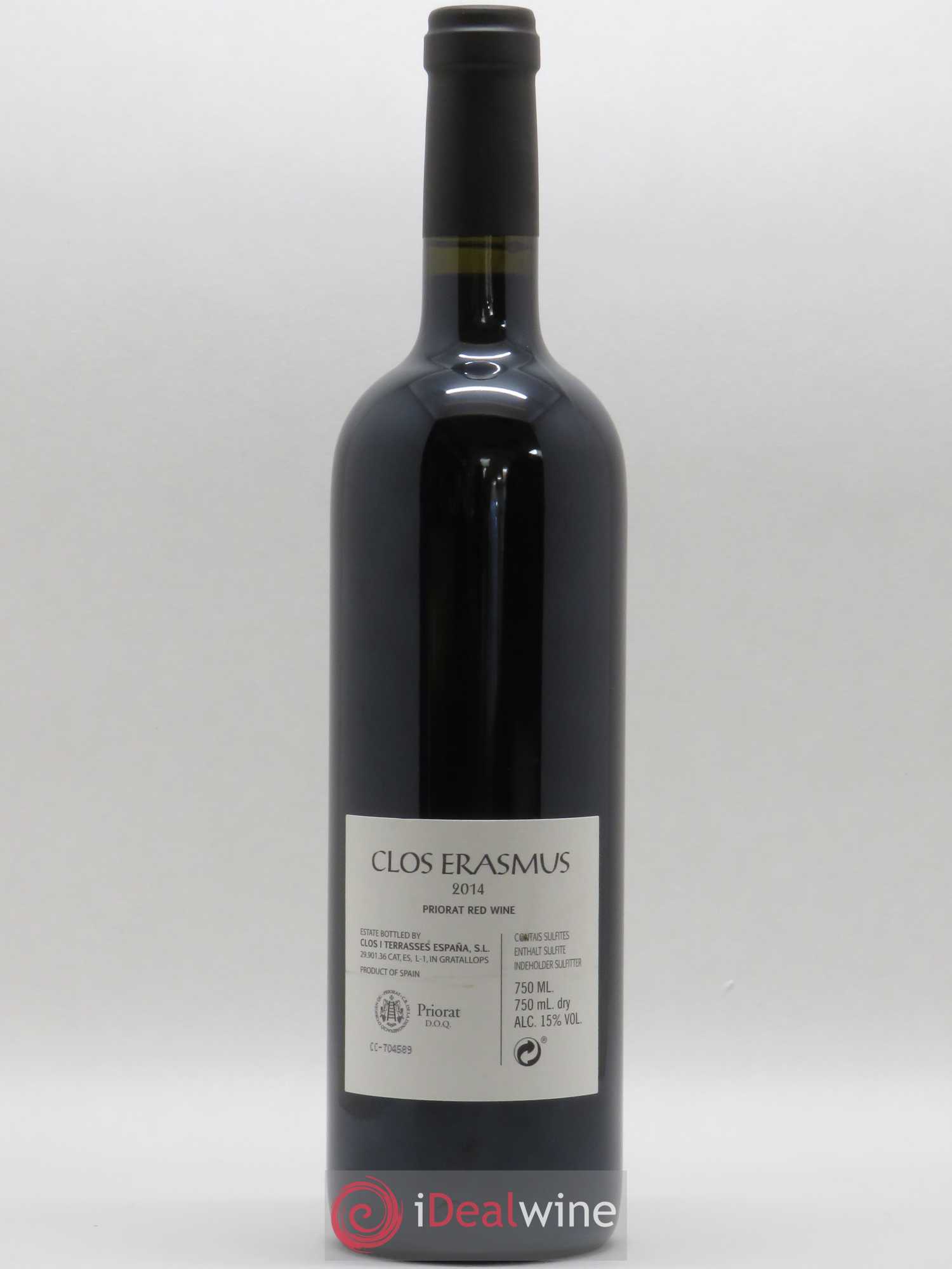 Priorat Clos Erasmus DOCA Daphne Glorian 2014 - Lot de 1 bouteille - 1