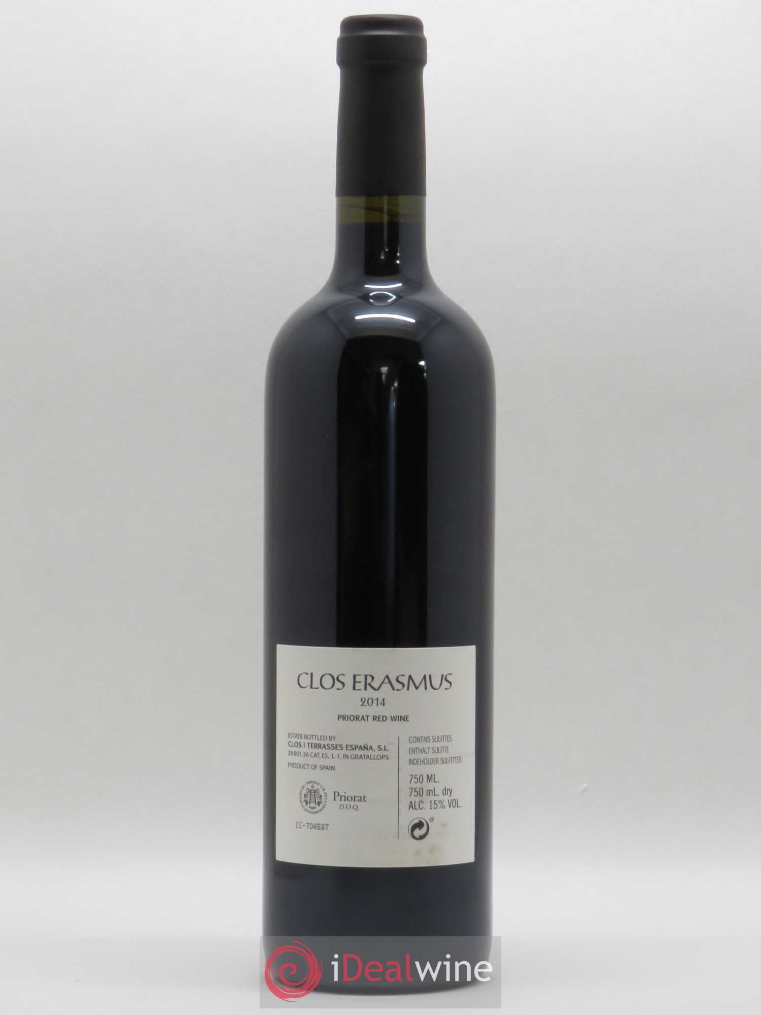 Priorat Clos Erasmus DOCA Daphne Glorian 2014 - Lot de 1 bouteille - 1