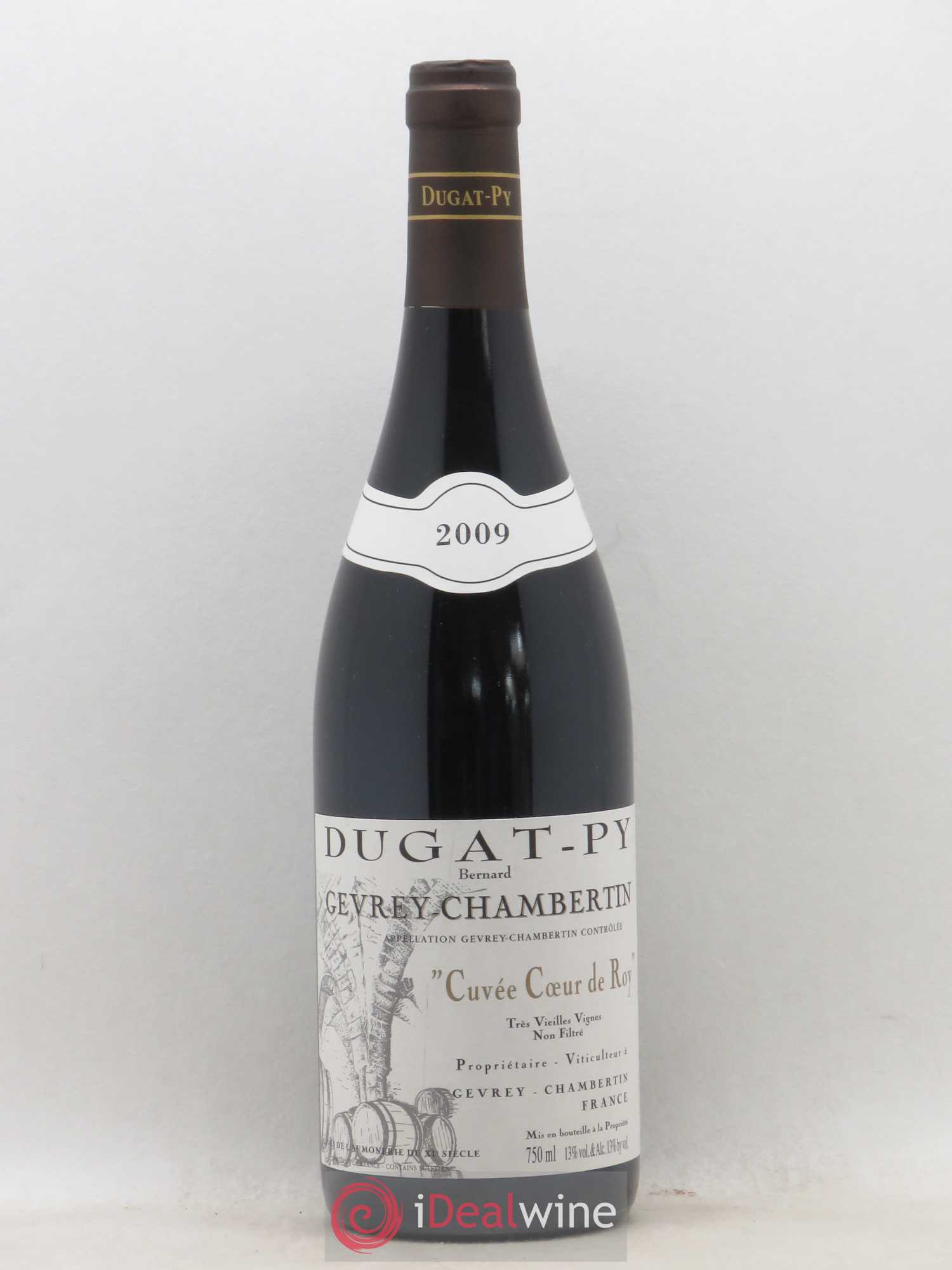 Gevrey-Chambertin Coeur de Roy Très Vieilles Vignes Dugat-Py 2009 - Lot de 1 bouteille - 0