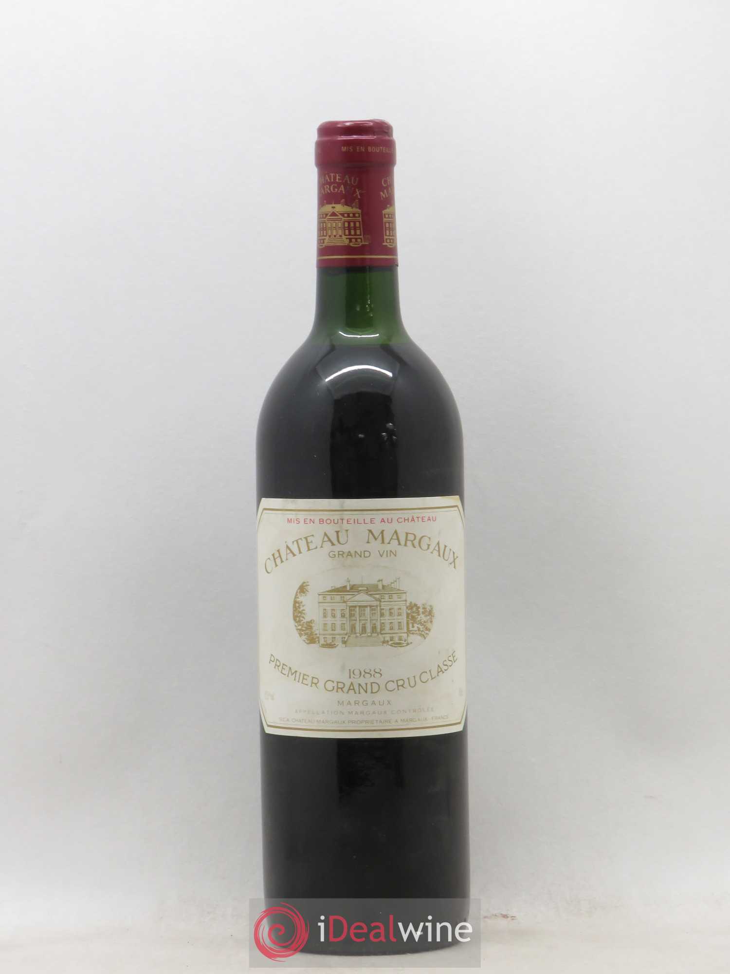 Château Margaux 1er Grand Cru Classé 1988 - Lot de 1 bouteille - 0