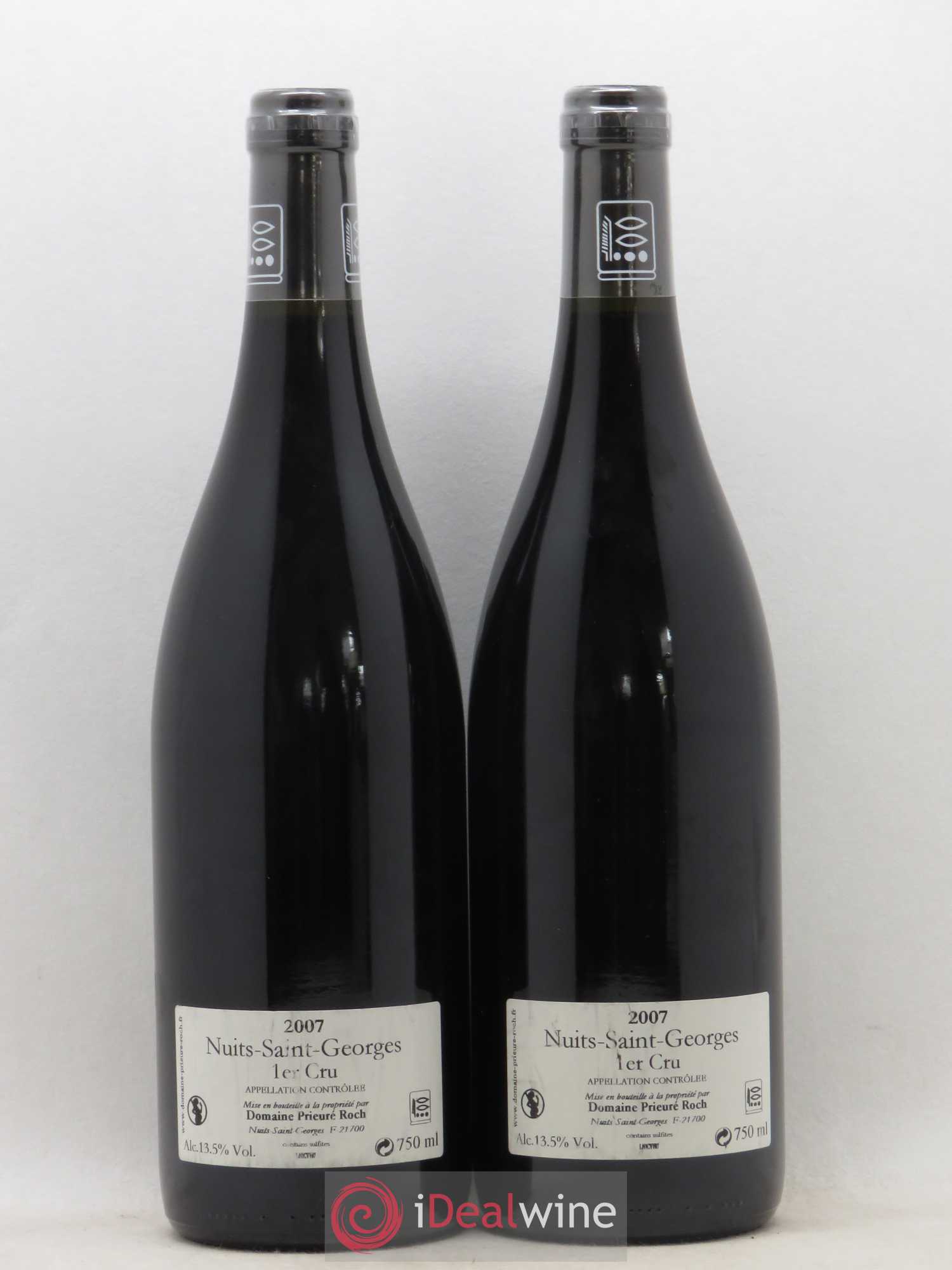 Nuits-Saint-Georges 1er Cru Vieilles Vignes Prieuré Roch 2007 - Lot de 2 bouteilles - 1
