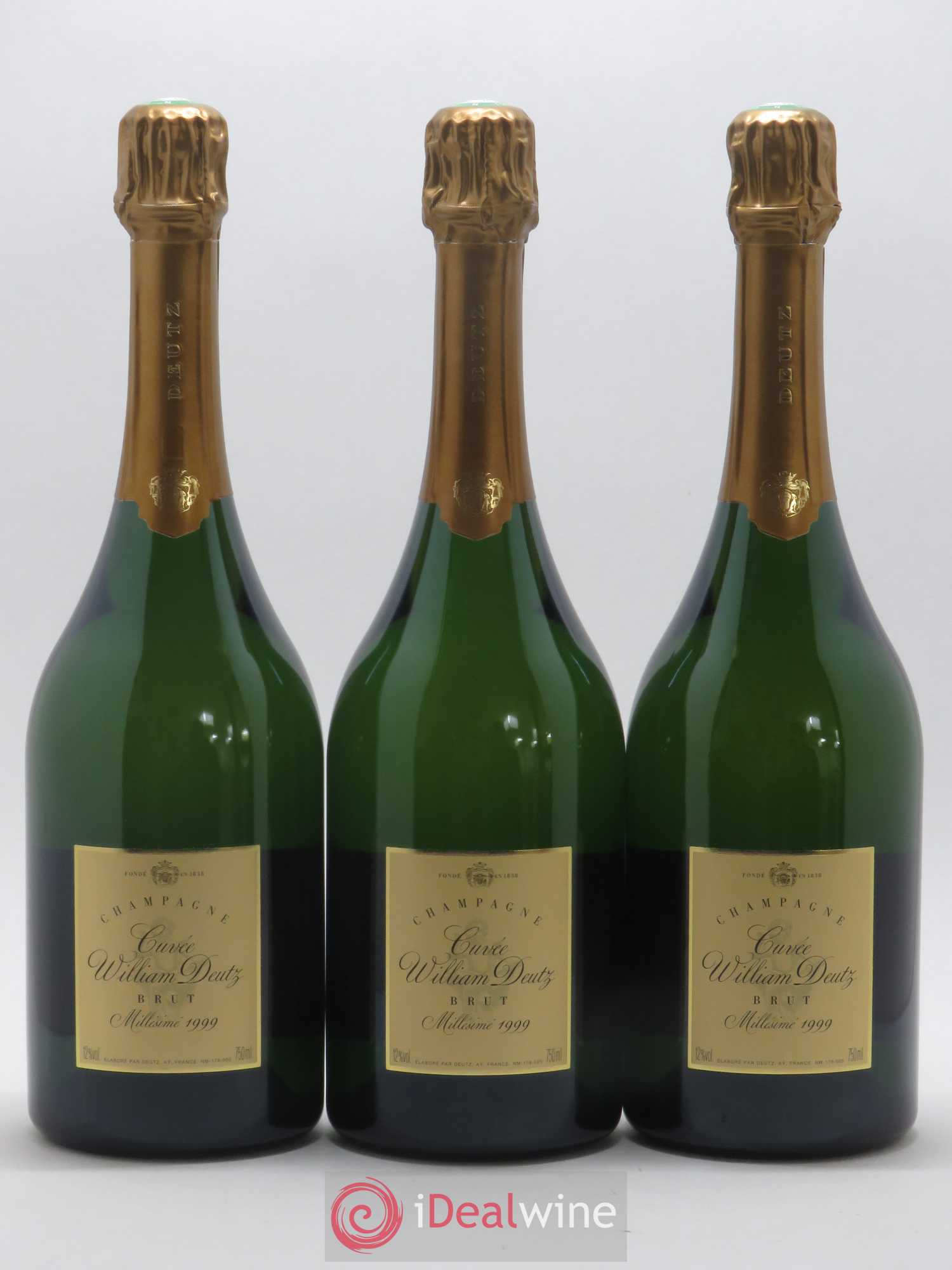 Cuvée William Deutz Deutz 1999 - Lot de 3 bouteilles - 0