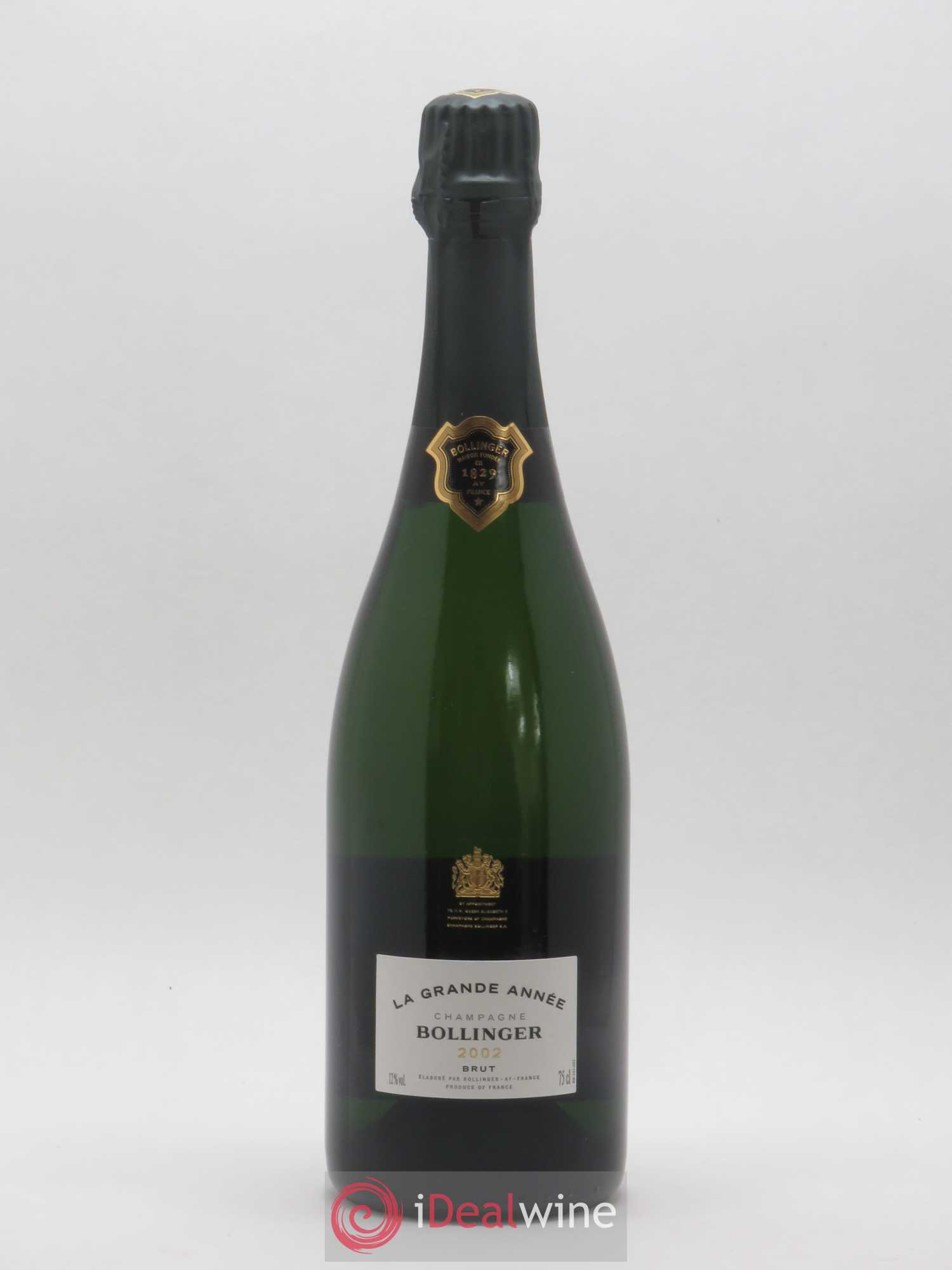 La Grande Année Brut Bollinger 2002 - Lot de 1 bouteille - 1