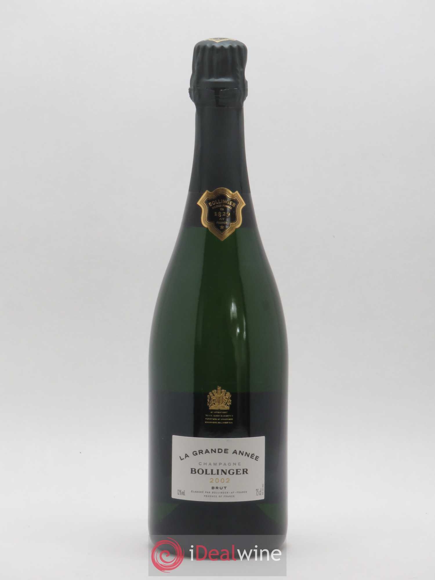La Grande Année Brut Bollinger 2002 - Lot de 1 bouteille - 1