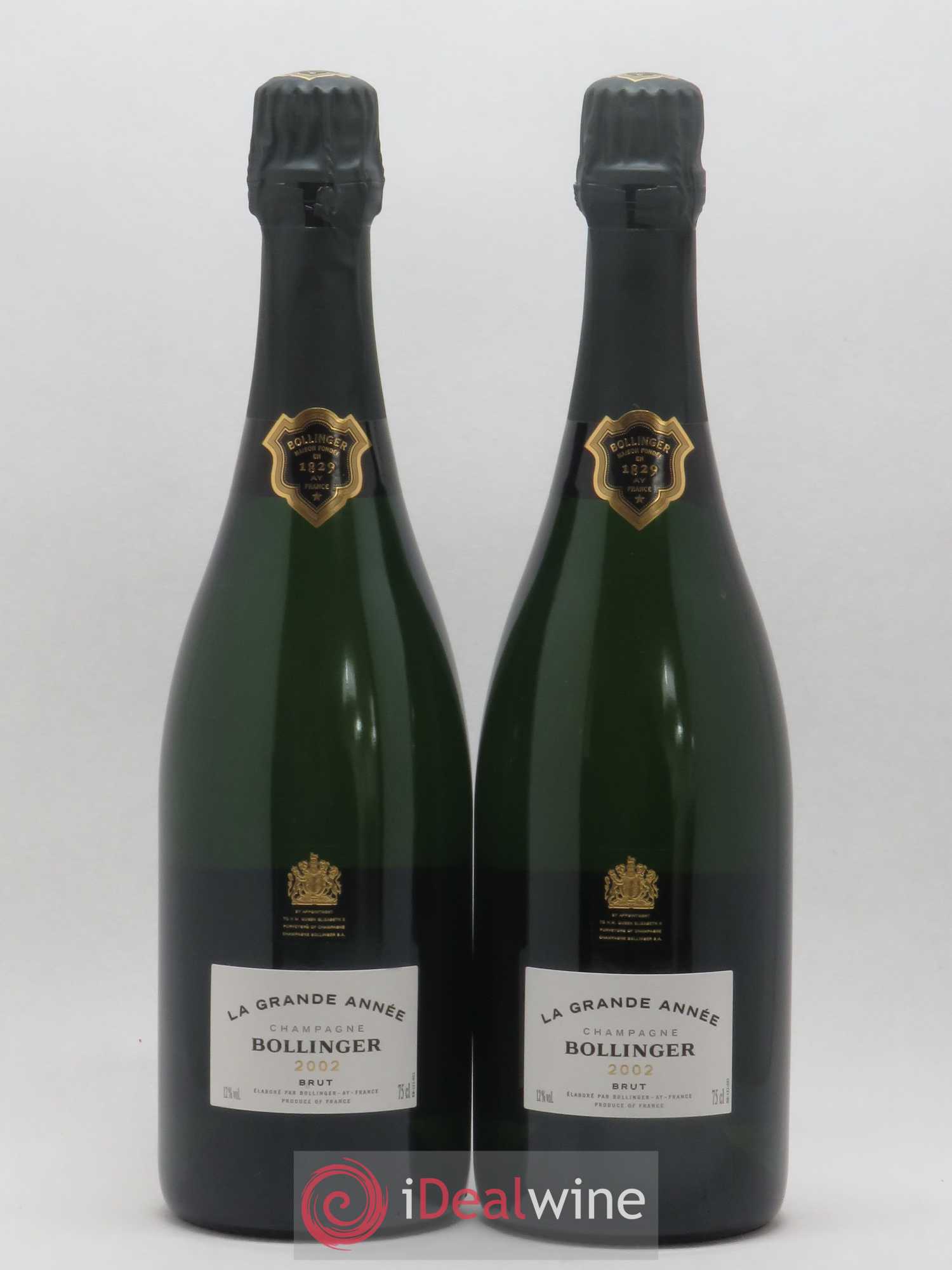 La Grande Année Brut Bollinger 2002 - Lot de 2 bouteilles - 0
