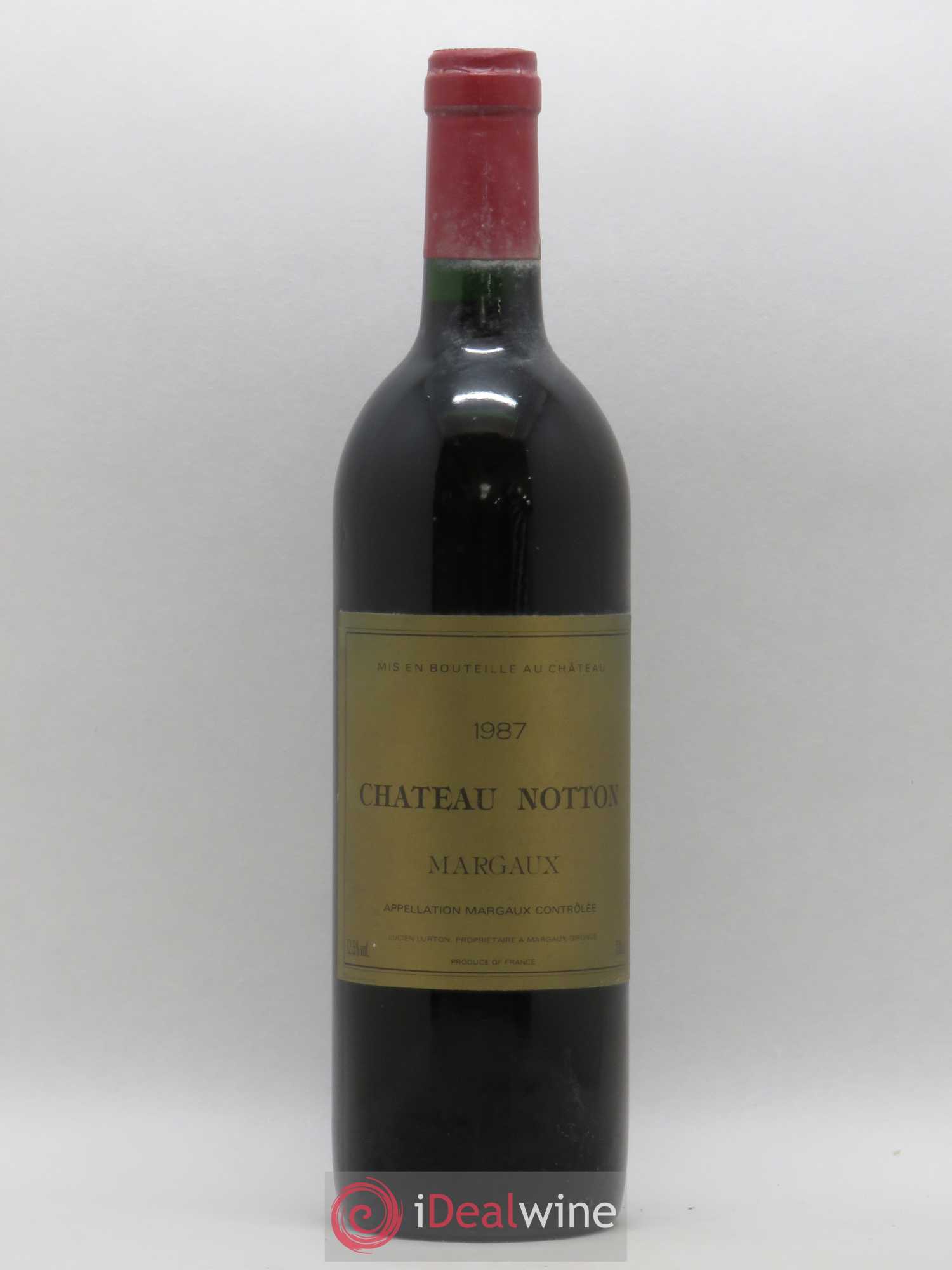 Château Notton 1987 - Lot de 1 bouteille - 0