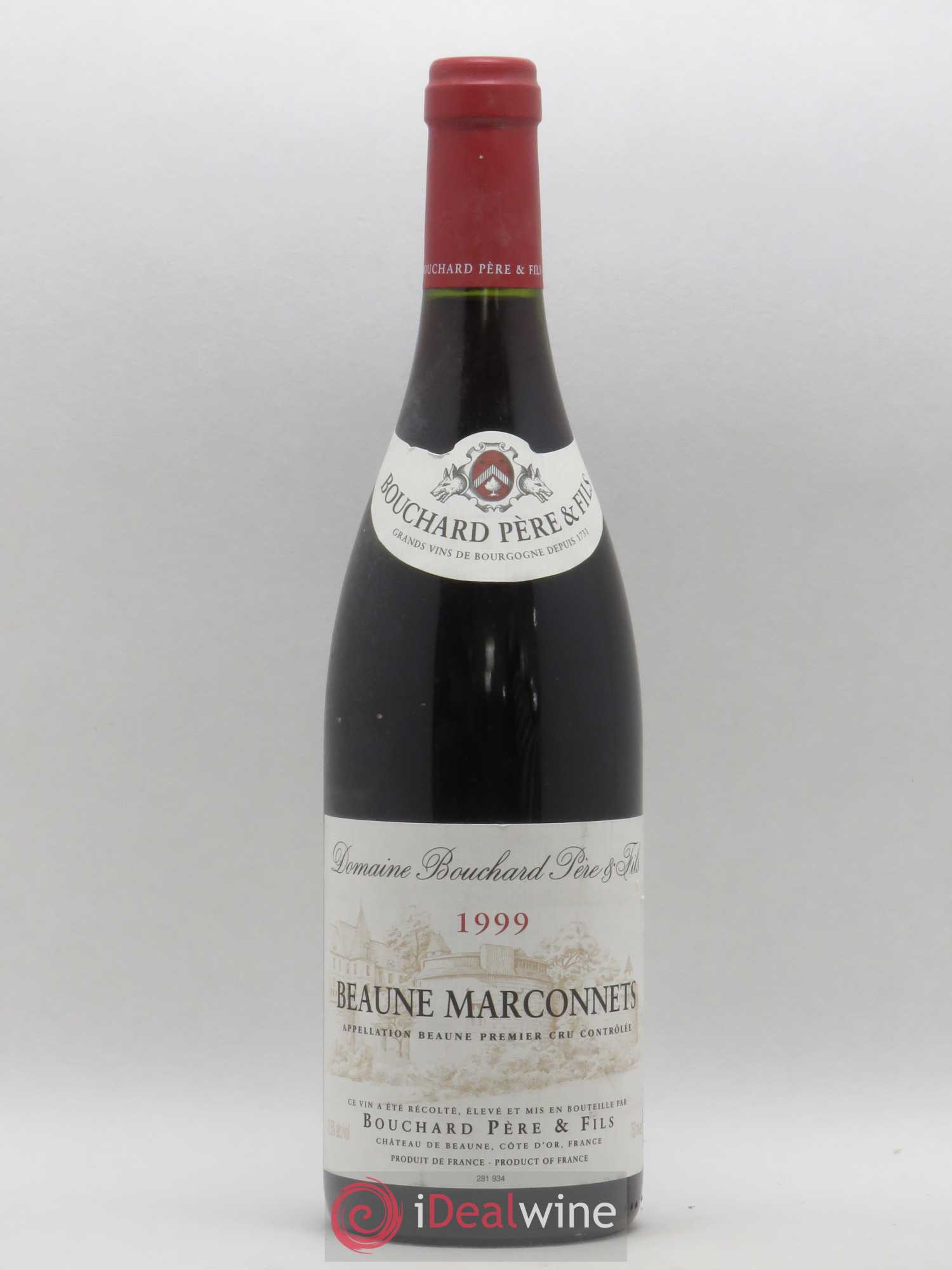 Beaune 1er Cru Marconnets Bouchard Père & Fils 1999 - Lot de 1 bouteille - 0