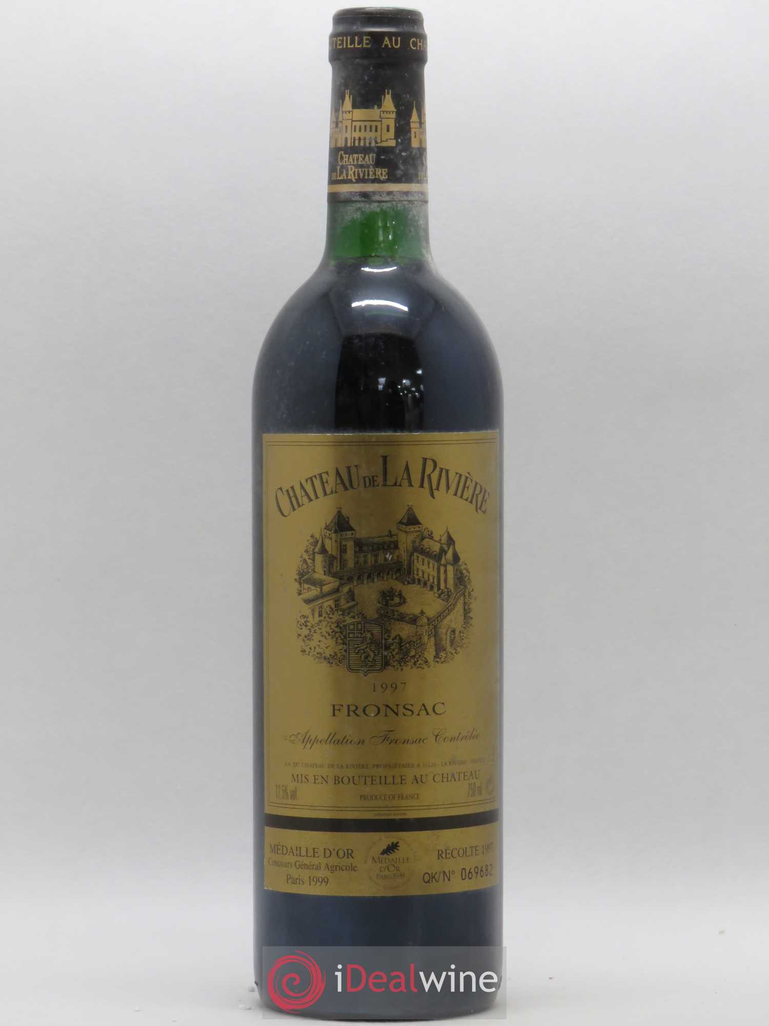 Château de La Rivière (sans prix de réserve) 1997 - Lot de 1 bouteille - 0