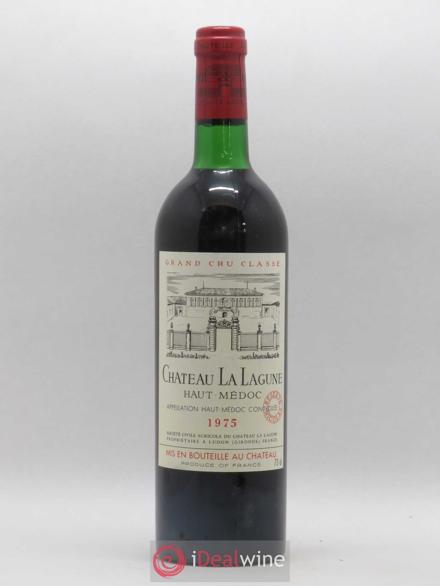 Château la Lagune 3ème Grand Cru Classé 1975 - Lot de 1 bouteille - 0