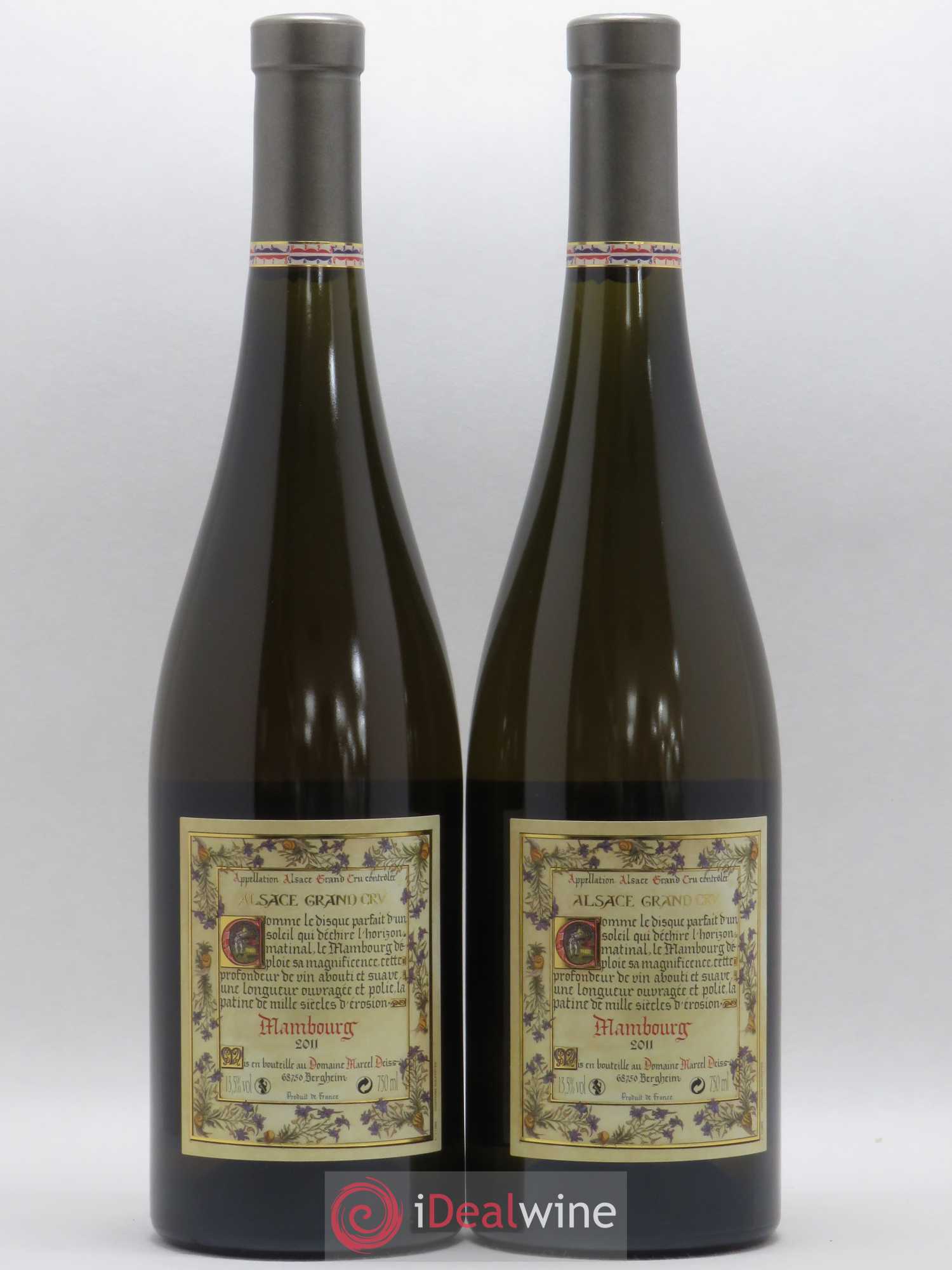 Alsace Grand Cru Mambourg Marcel Deiss (Domaine) 2011 - Lot de 2 bouteilles - 1