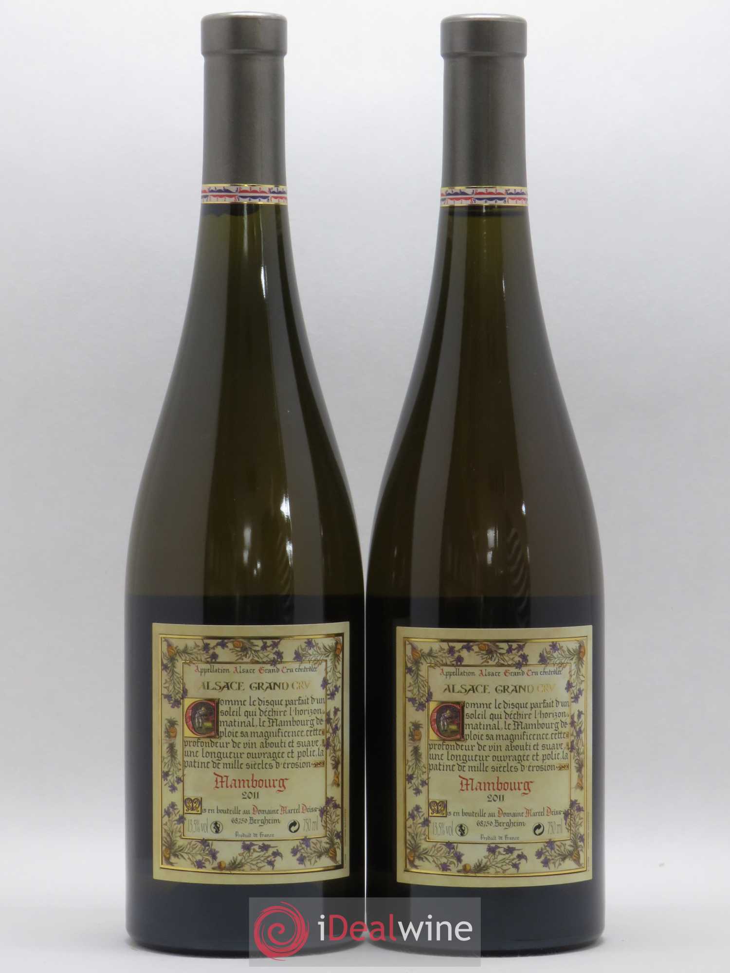 Alsace Grand Cru Mambourg Marcel Deiss (Domaine) 2011 - Lot de 2 bouteilles - 1
