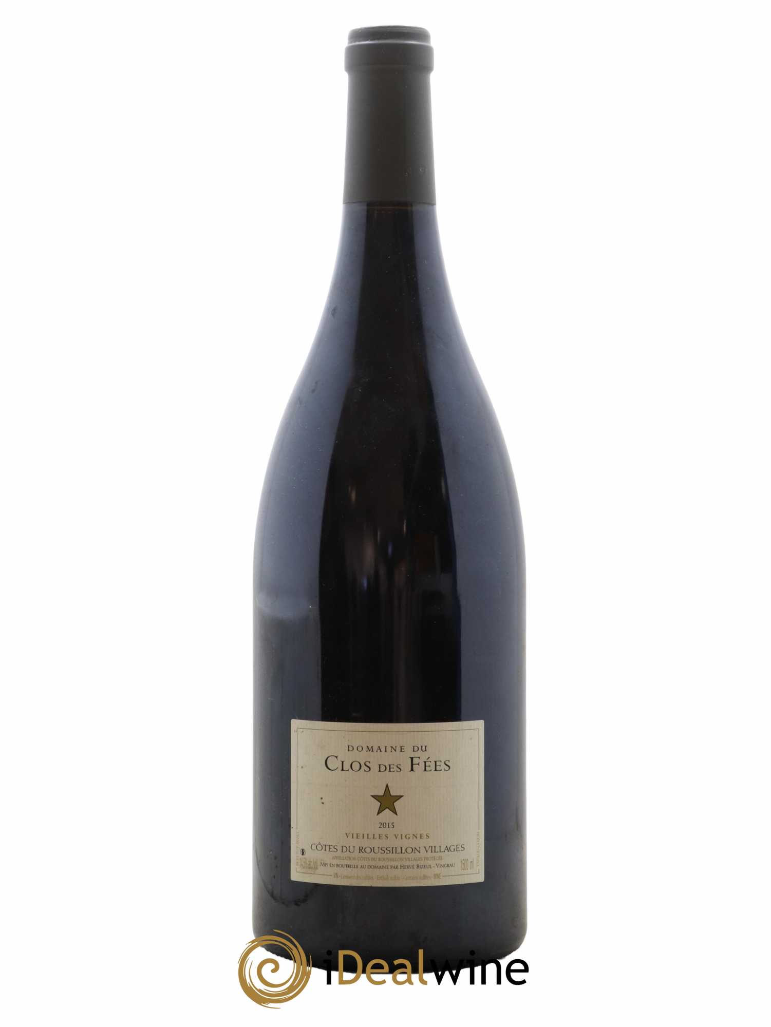 Côtes du Roussillon Villages Clos des Fées Vieilles vignes Hervé Bizeul 2015 - Posten von 1 Magnum - 0