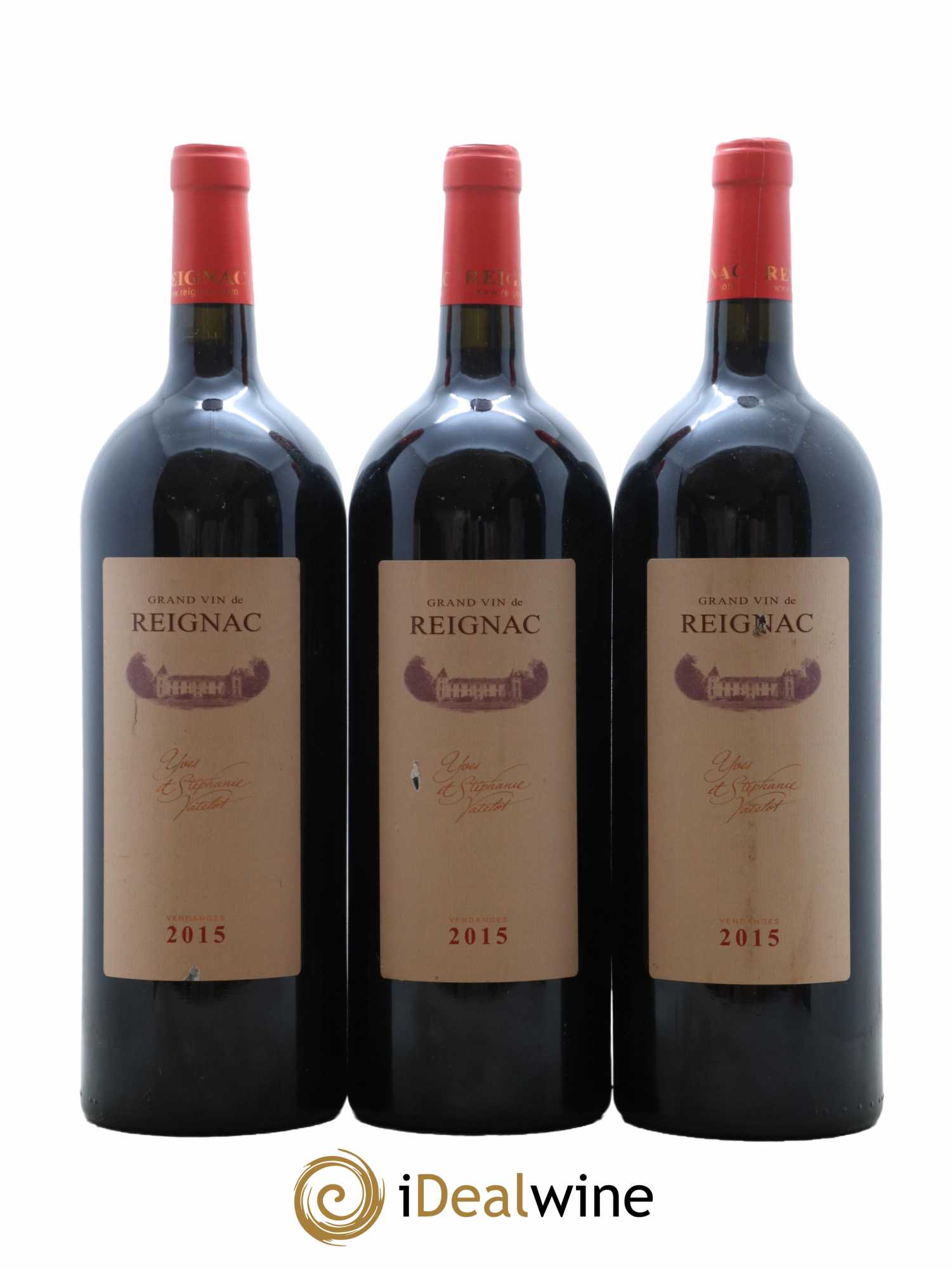 Grand vin de Reignac 2015 - Lot de 3 magnums - 0