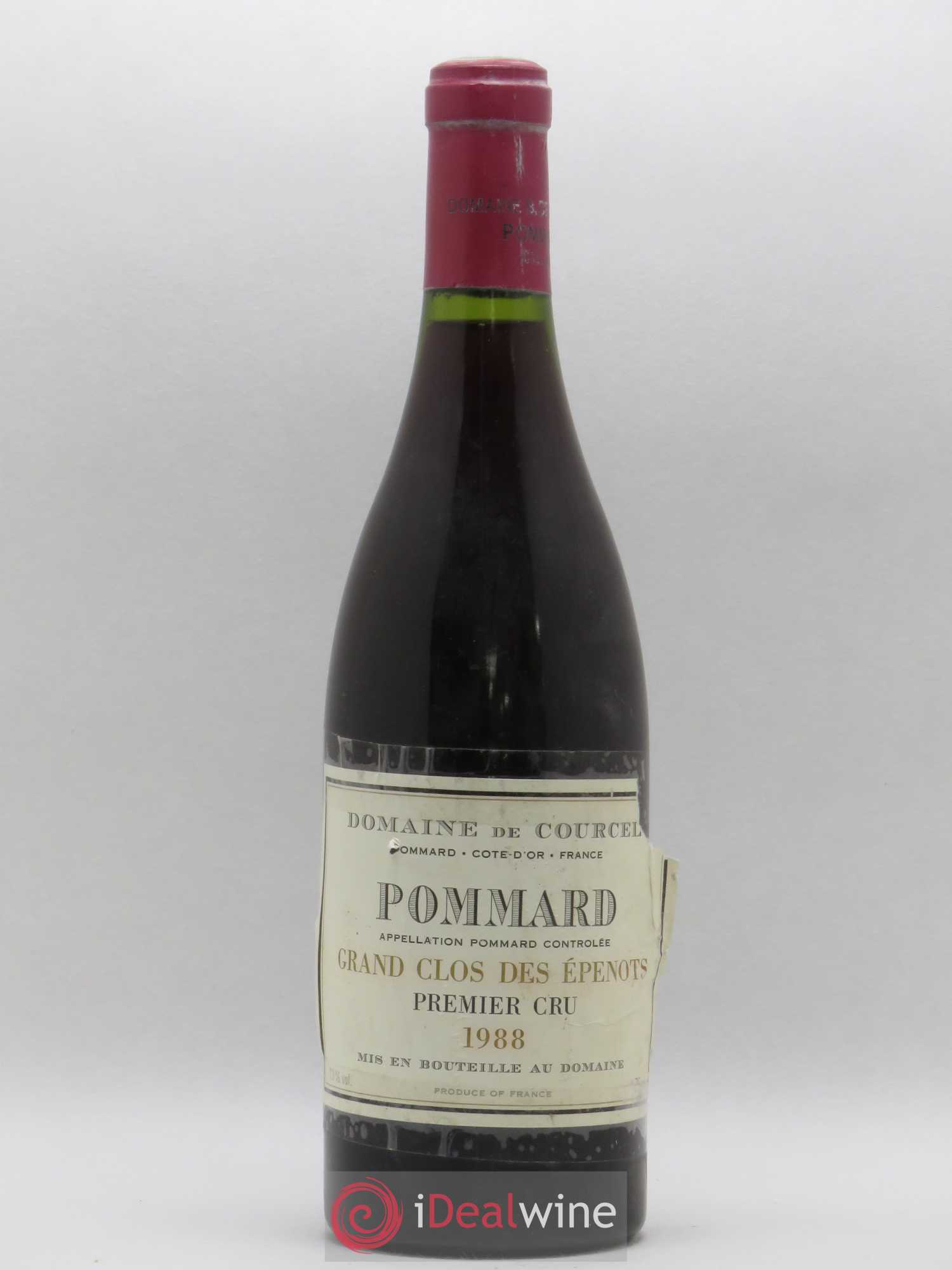 Pommard 1er Cru Grand Clos des Epenots de Courcel (Domaine) 1988 - Posten von 1 Flasche - 0