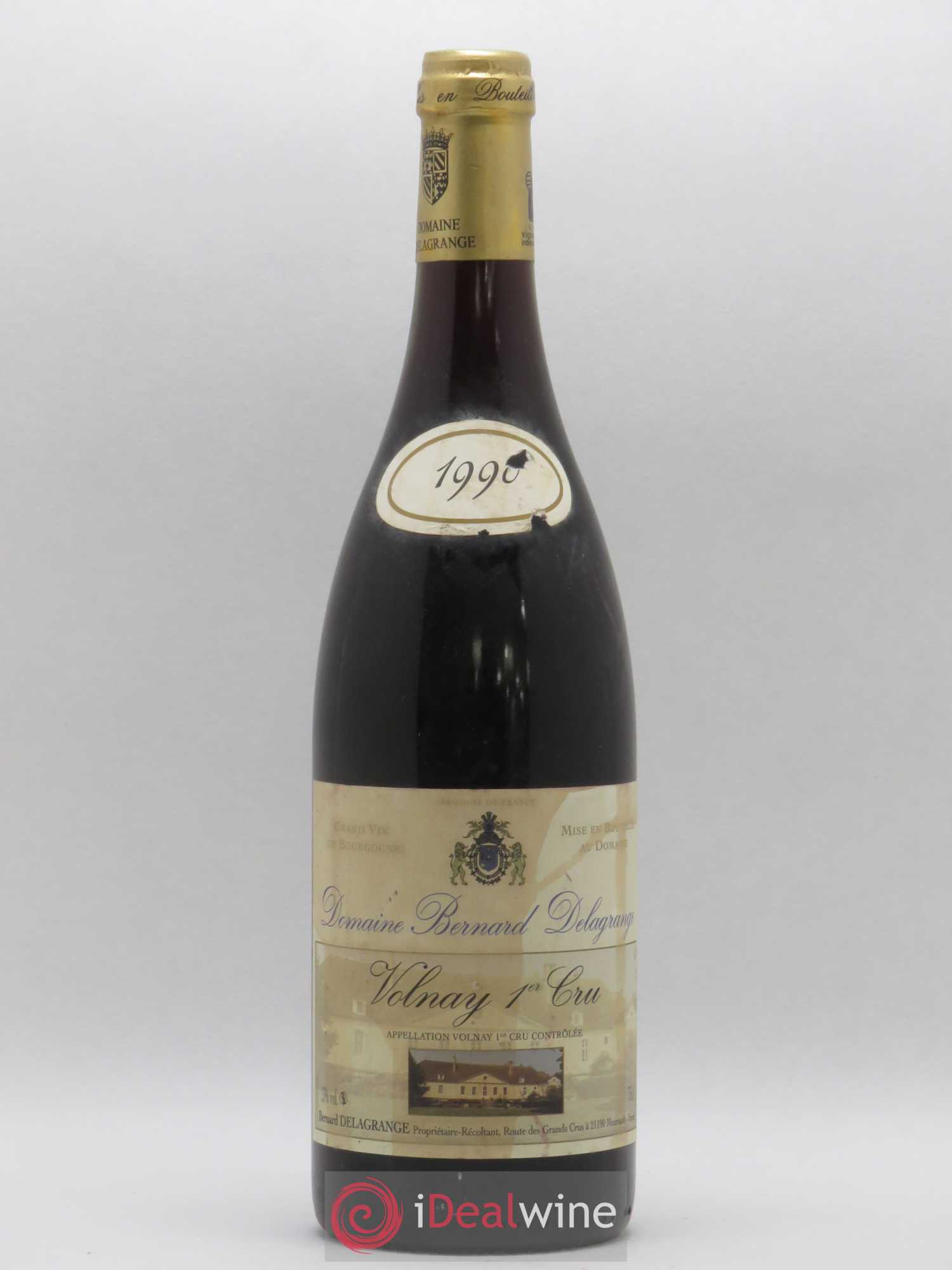 Volnay 1er Cru Domaine Bernard Delagrange 1990 - Posten von 1 Flasche - 0