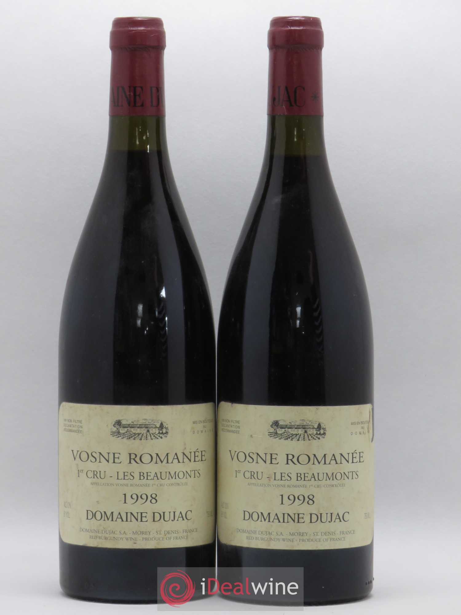 Vosne-Romanée 1er Cru Les Beaux Monts Dujac (Domaine) 1998 - Lot de 2 bouteilles - 0