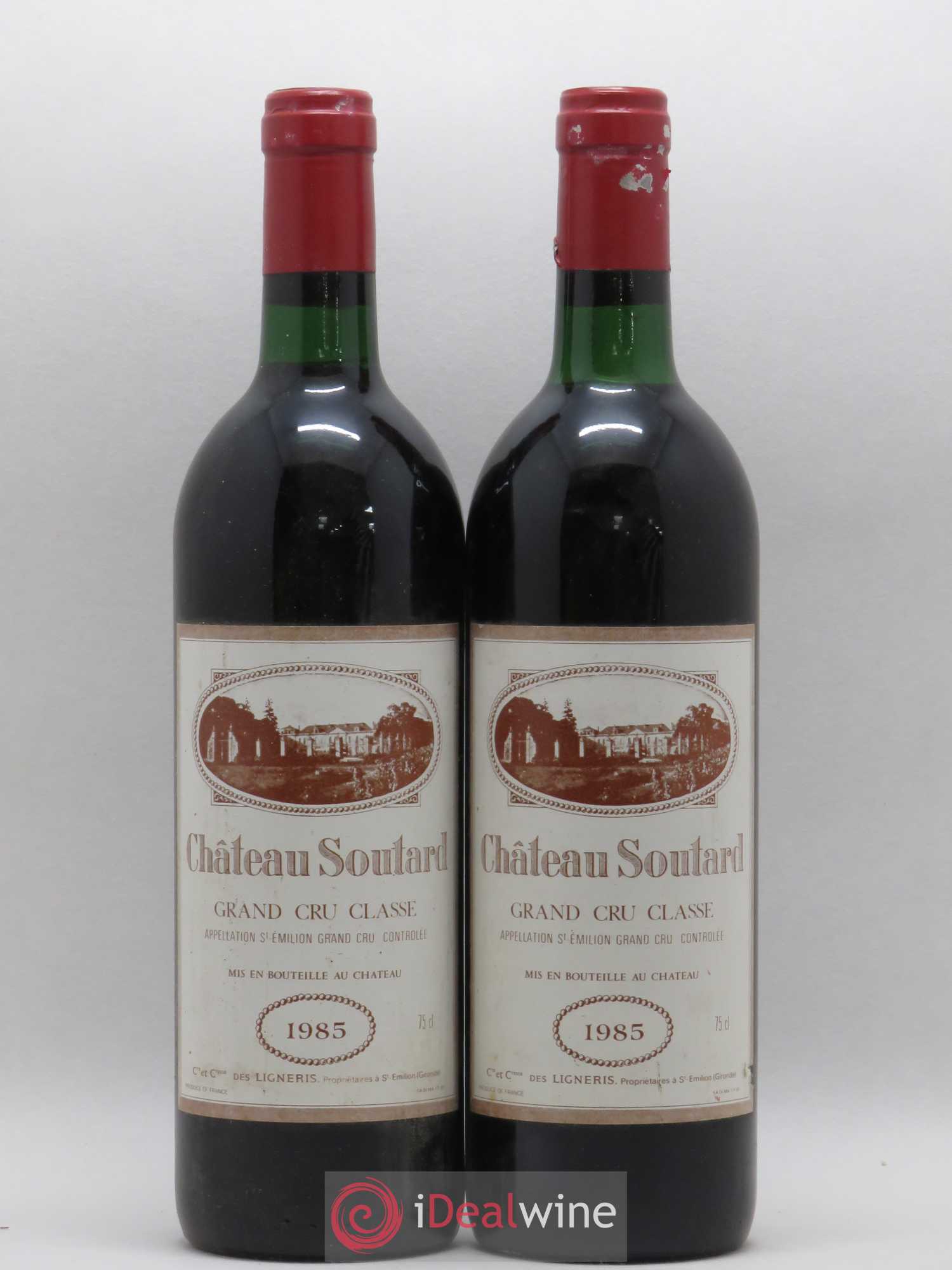 Château Soutard Grand Cru Classé 1985 - Lot de 2 bouteilles - 0