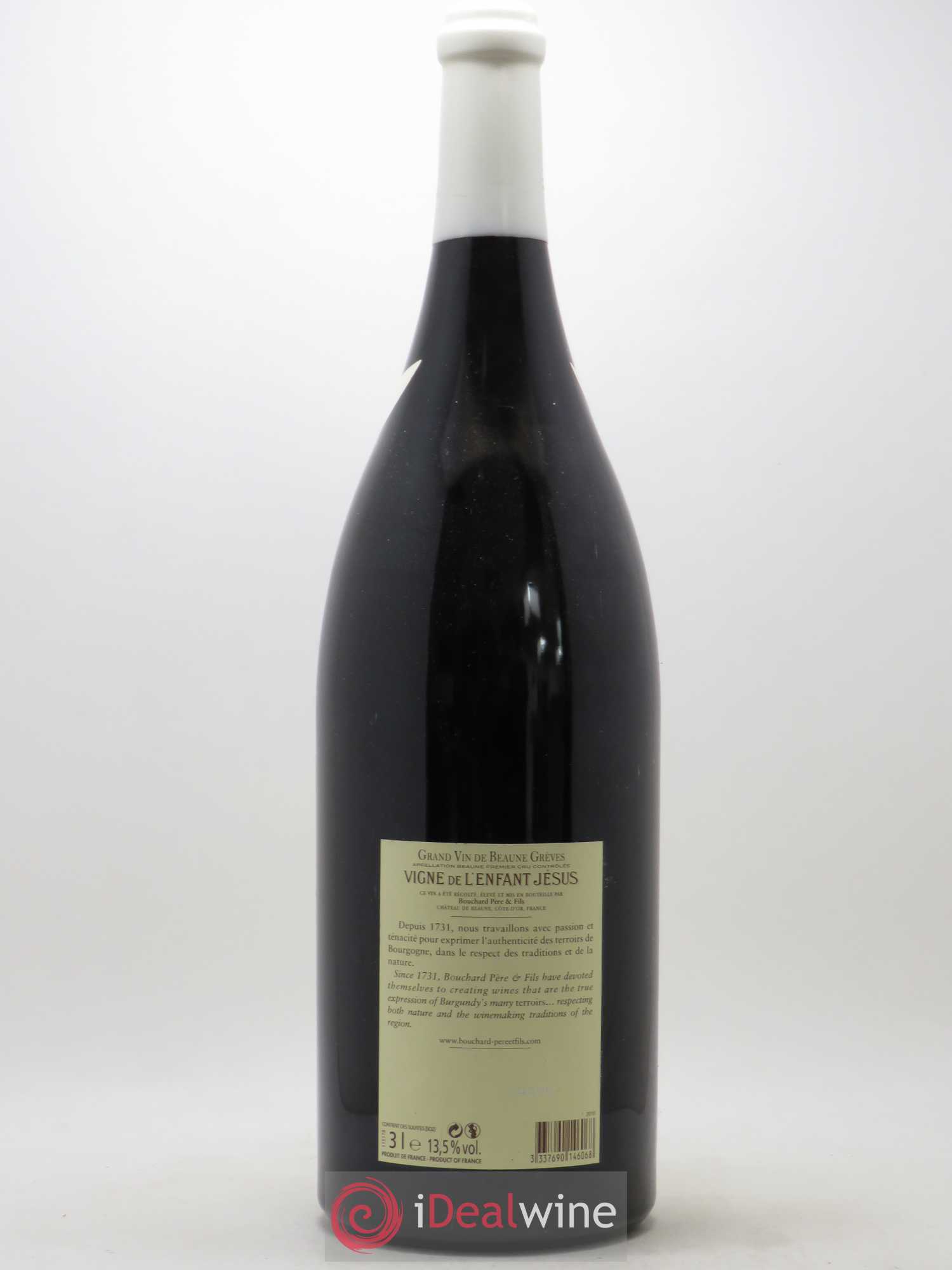 Beaune 1er Cru Grèves - Vigne de l'Enfant Jésus Bouchard Père & Fils 2010 - Lot de 1 double magnum - 1