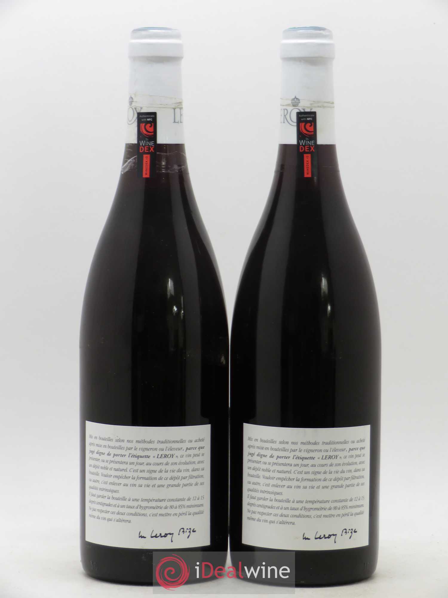 Volnay 1er Cru Santenots Leroy SA 1996 - Lot de 2 bouteilles - 1
