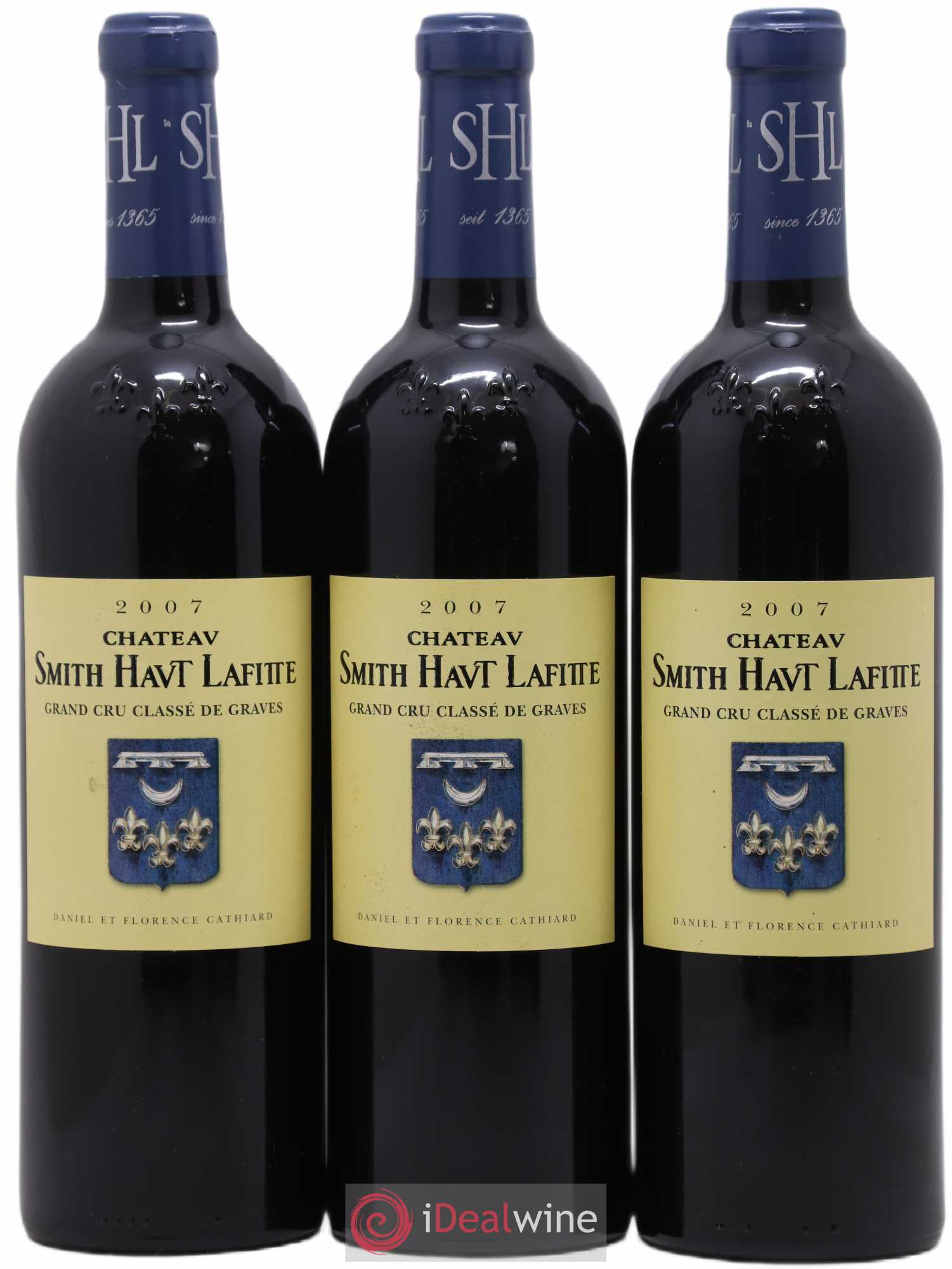 Château Smith Haut Lafitte Cru Classé de Graves 2007 - Lot de 3 bouteilles - 0