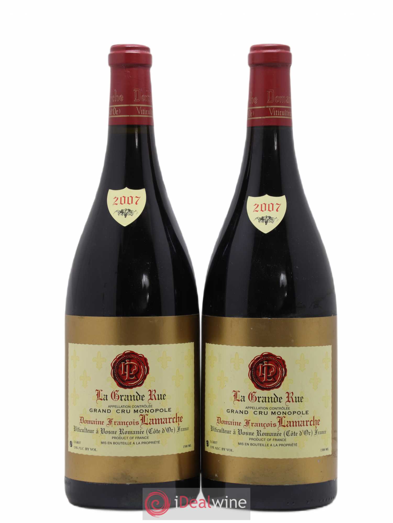La Grande Rue Grand Cru Lamarche (Domaine) 2007 - Lot de 2 magnums - 0