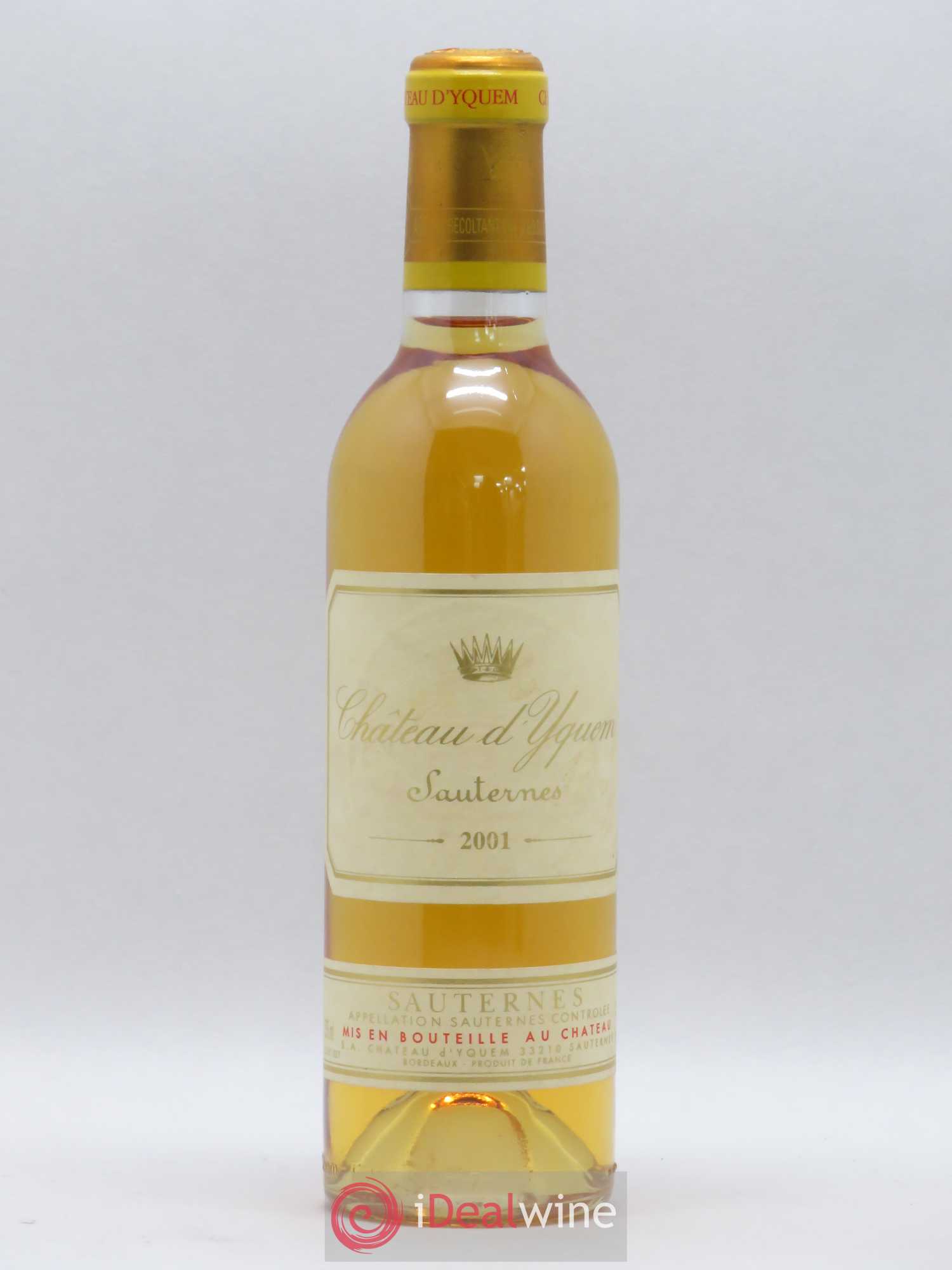 Château d' Yquem 1er Cru Classé Supérieur 2001 - Lotto di 1 mezza bottiglia - 0