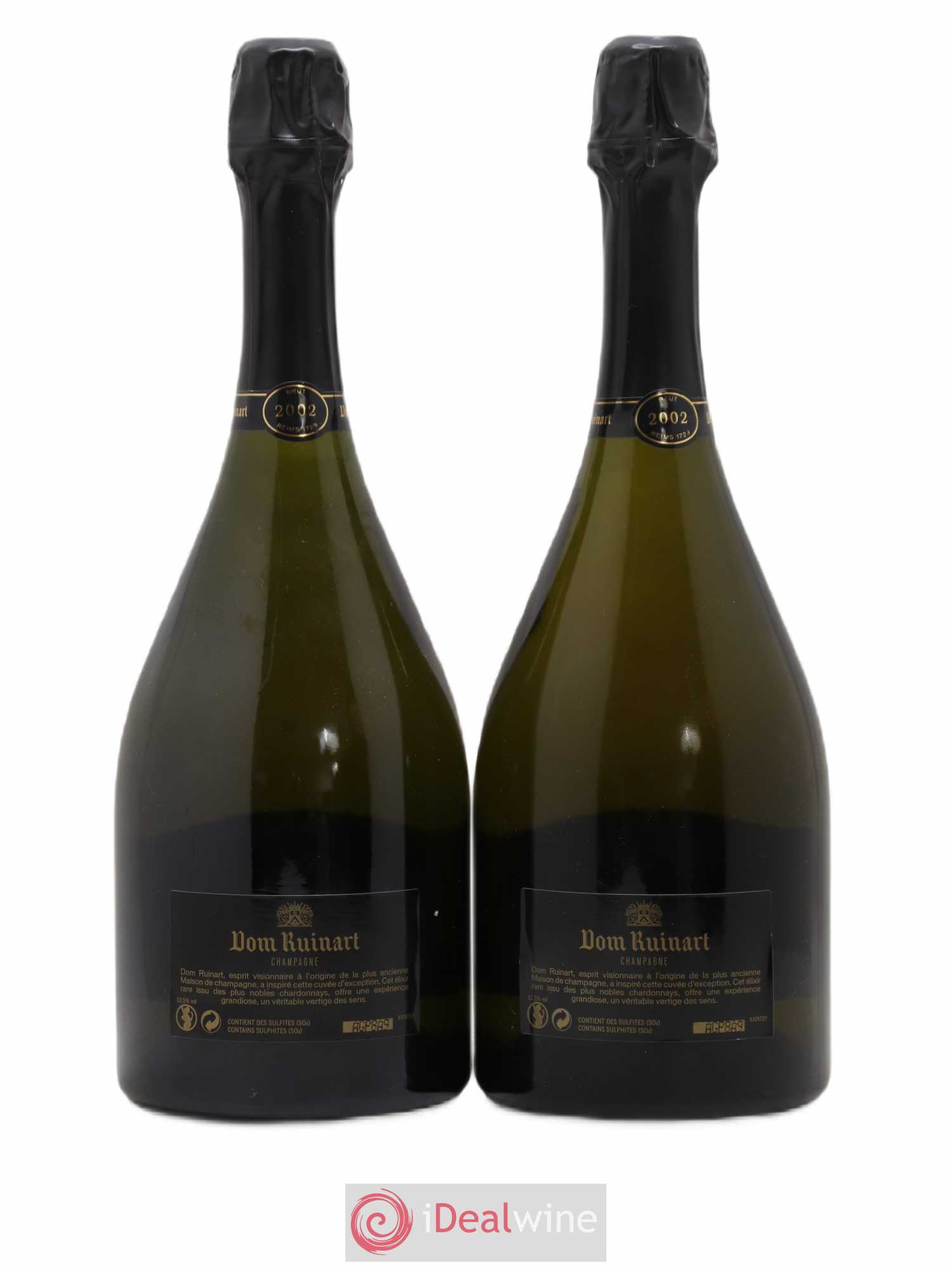 Dom Ruinart Brut Ruinart 2002 - Lot de 2 bouteilles - 1
