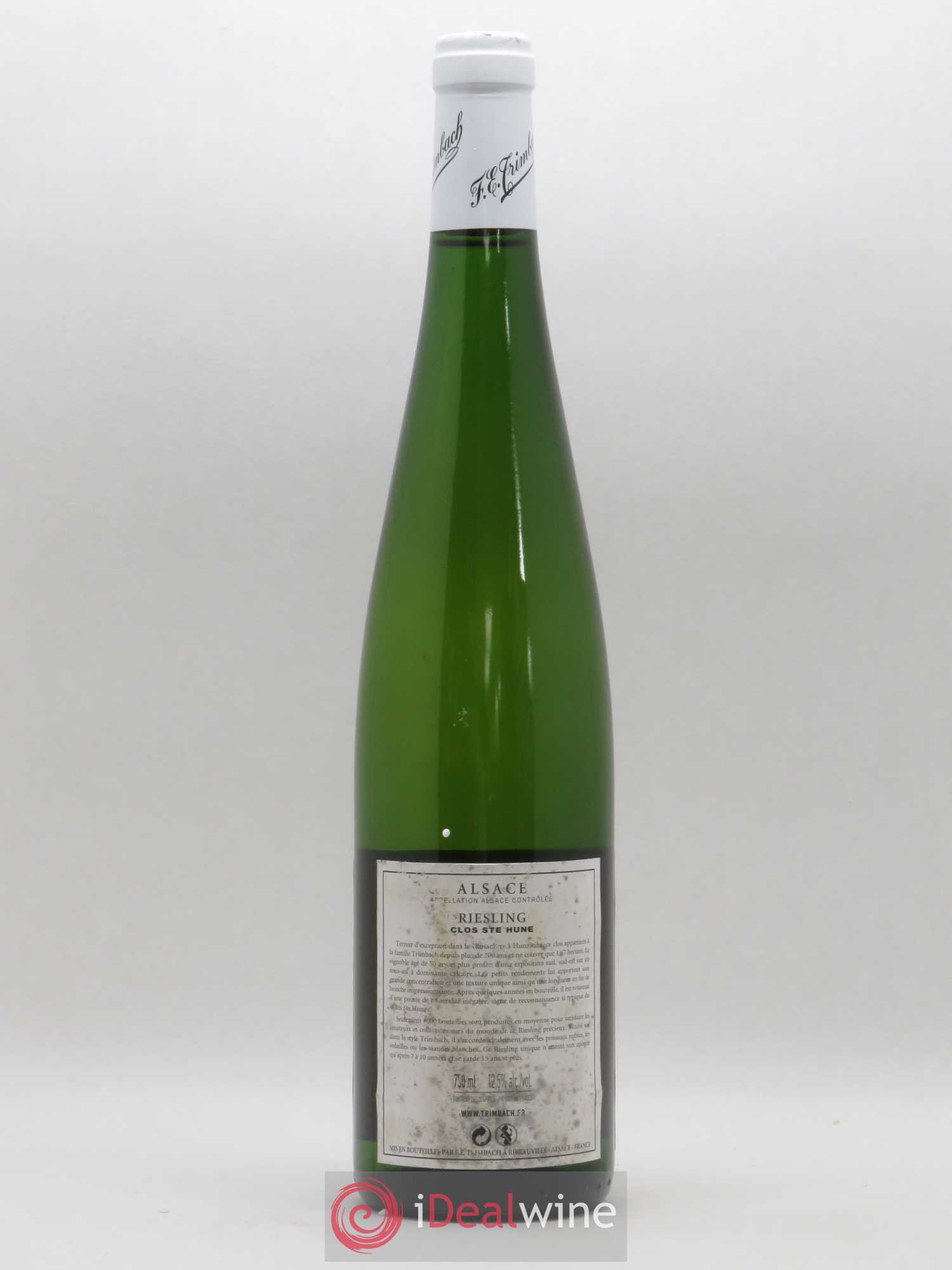 Alsace Riesling Clos Sainte-Hune Trimbach (Domaine) 2012 - Lot de 1 bouteille - 1