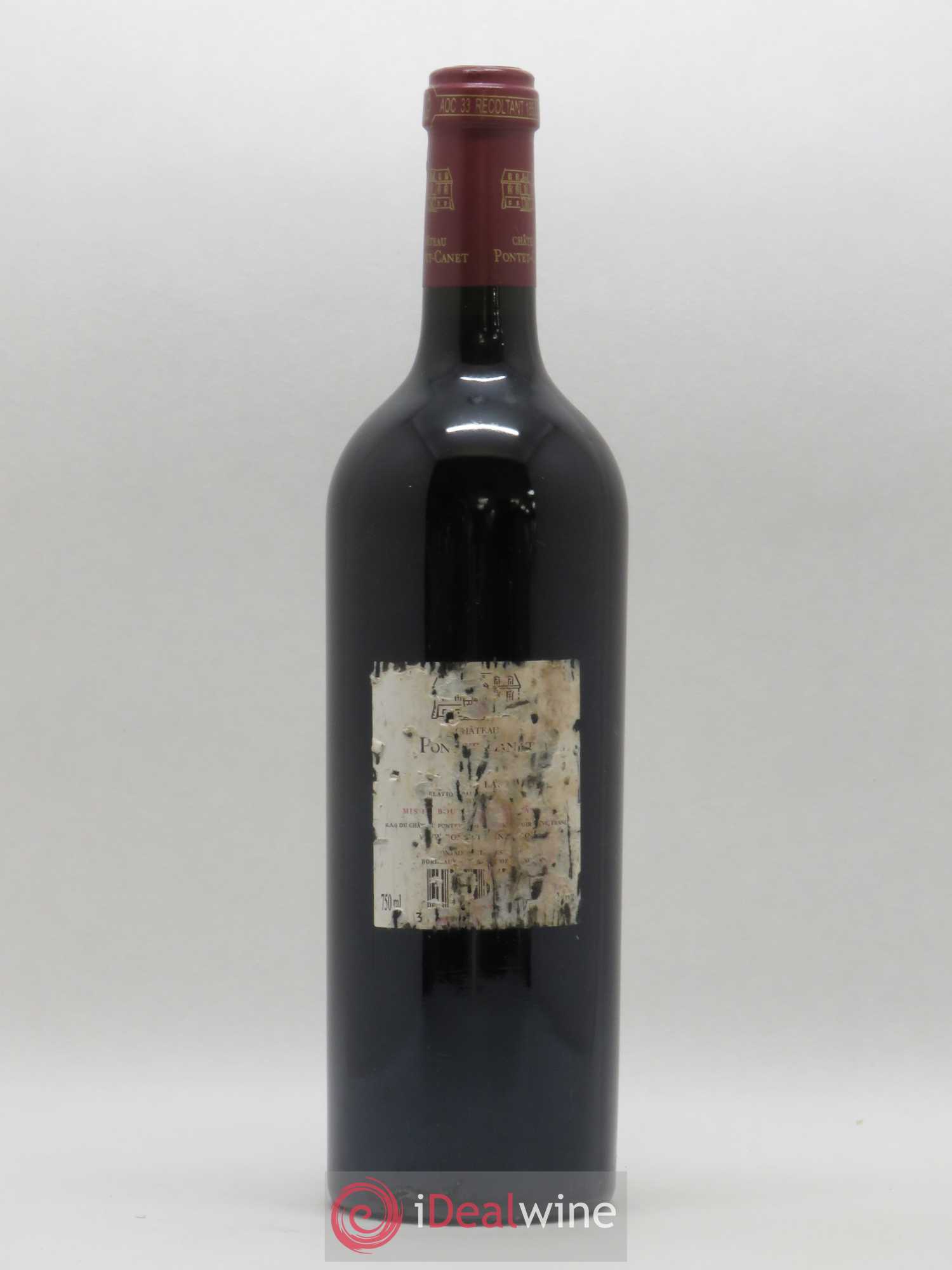 Château Pontet Canet 5ème Grand Cru Classé 2005 - Lot de 1 bouteille - 1