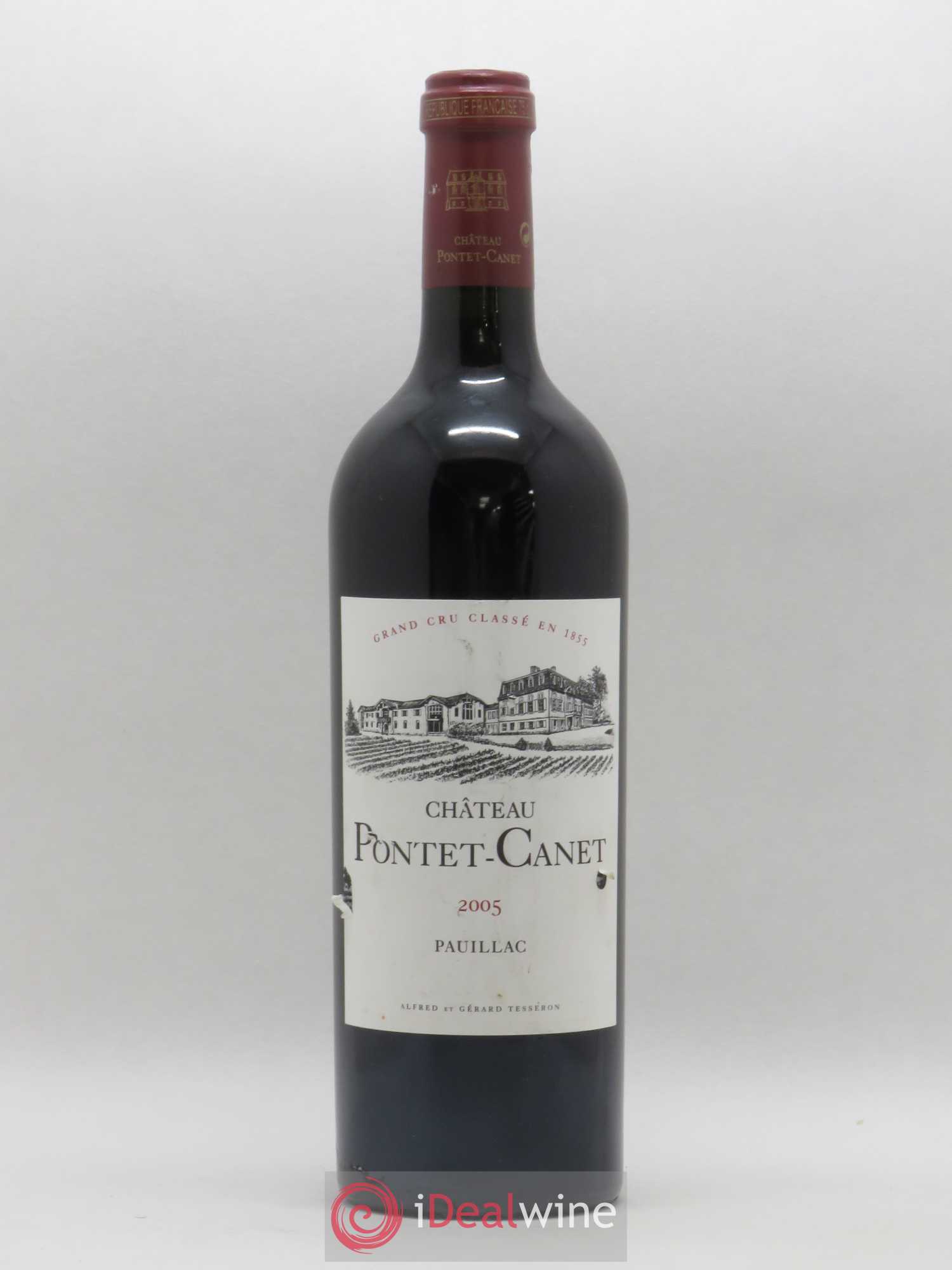Château Pontet Canet 5ème Grand Cru Classé 2005 - Lot de 1 bouteille - 0