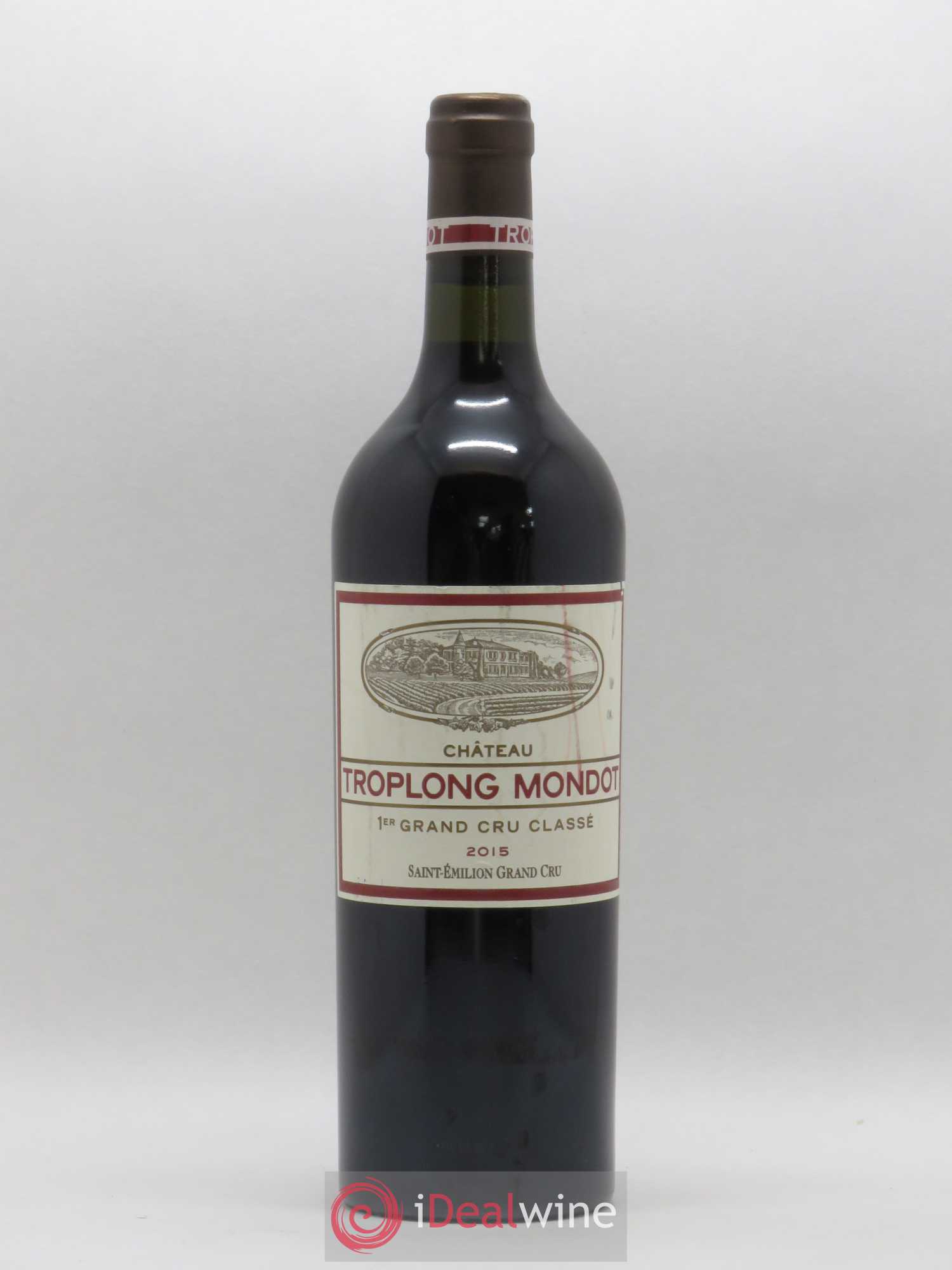 Château Troplong Mondot 1er Grand Cru Classé B 2015 - Lot de 1 bouteille - 0