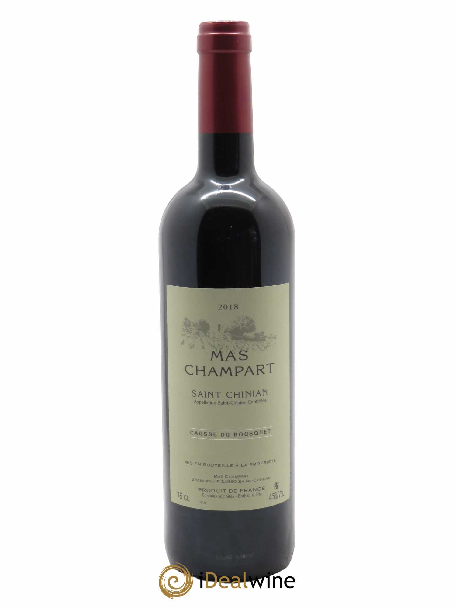 Saint-Chinian Mas Champart Causse du Bousquet Isabelle et Mathieu Champart 2018 - Lot of 1 bottle - 0
