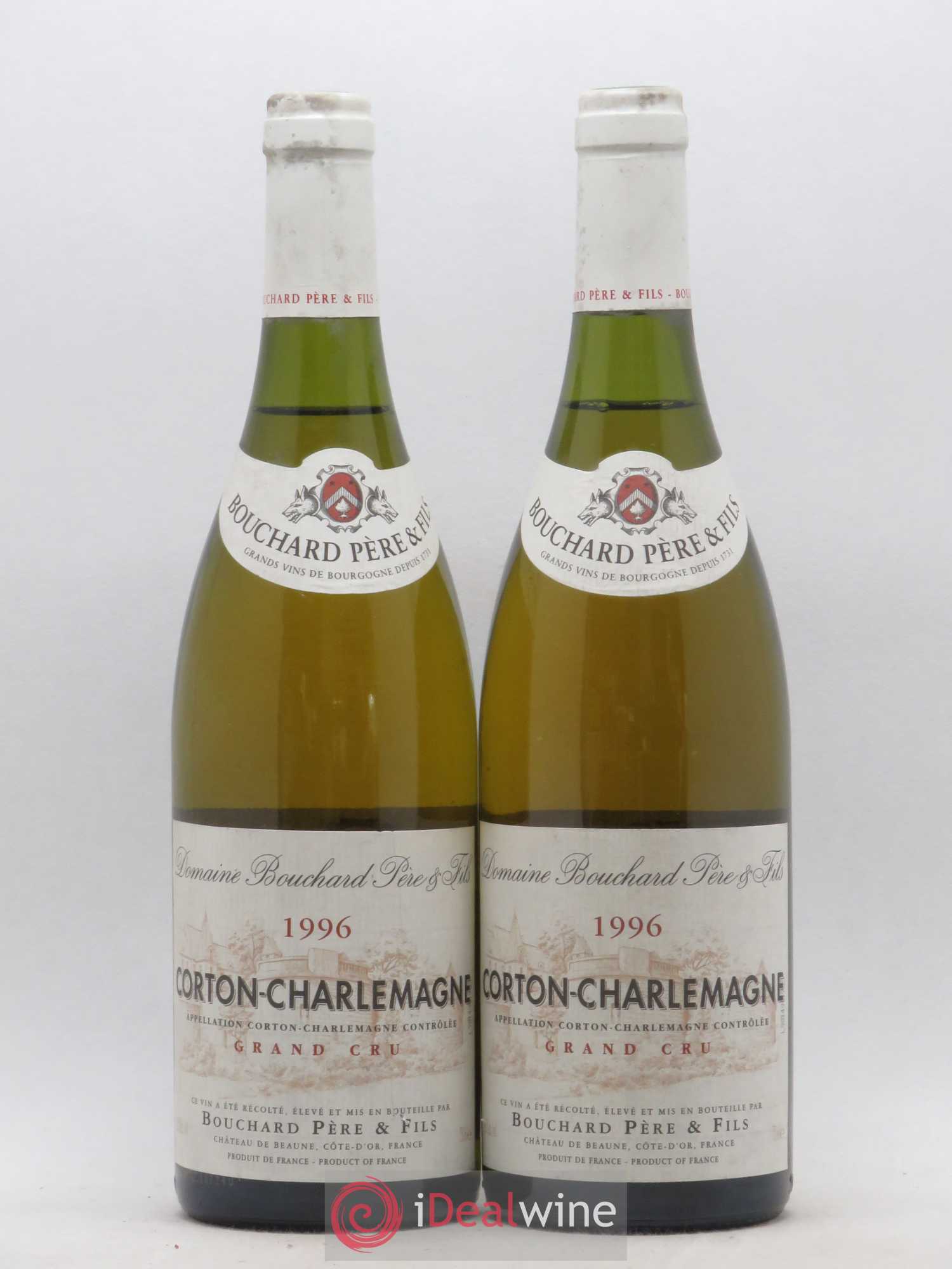 Corton-Charlemagne Grand Cru Bouchard Père & Fils 1996 - Lot de 2 bouteilles - 0