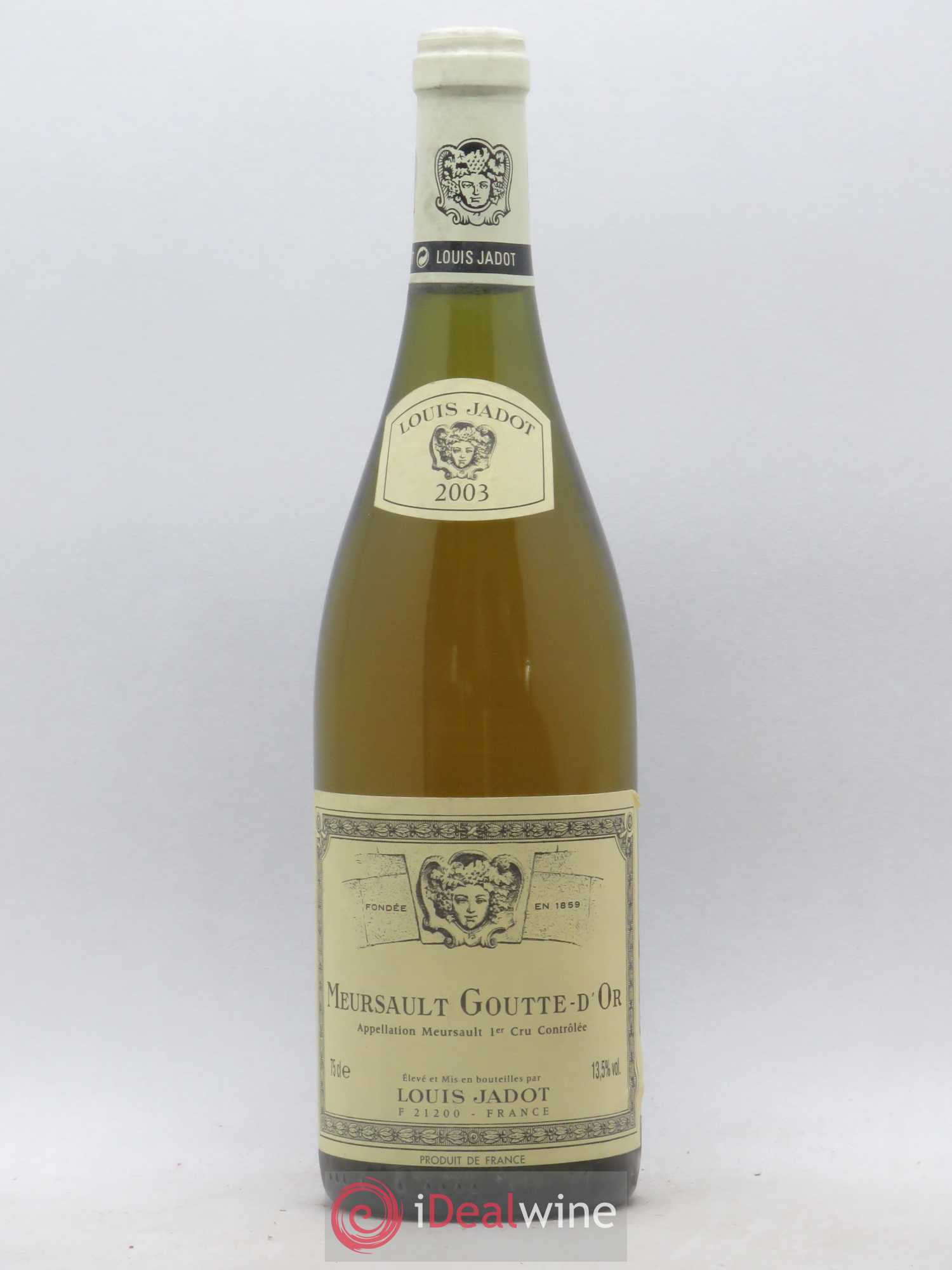 Meursault 1er Cru Goutte d'Or Jadot 2003 - Posten von 1 Flasche - 0