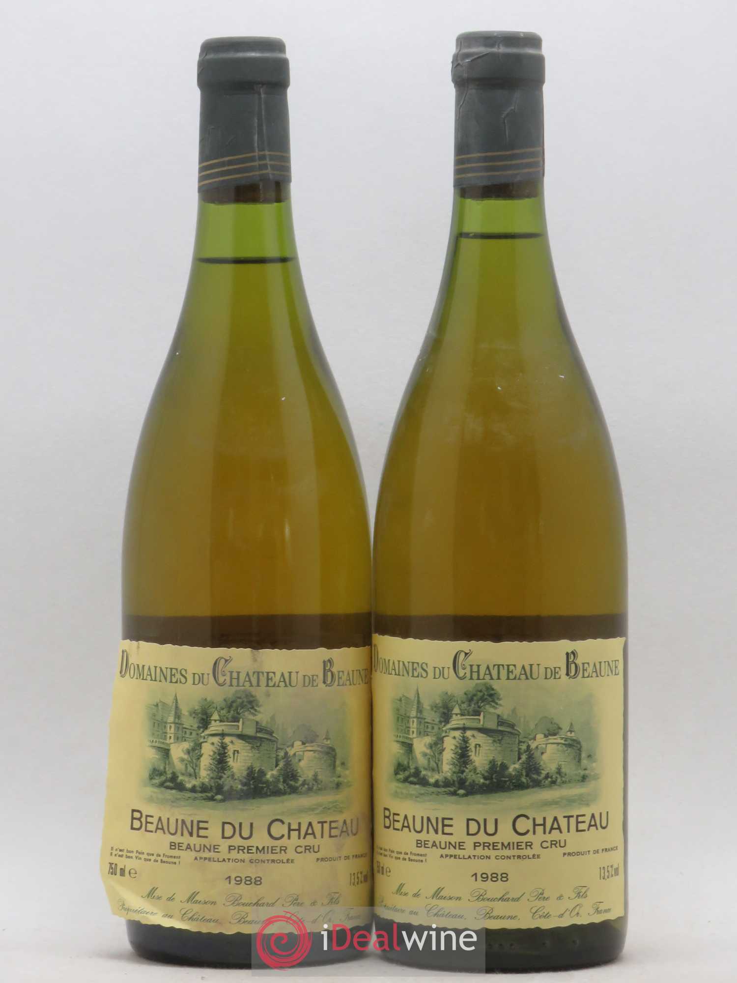 Beaune 1er Cru du Château Bouchard Père & Fils 1988 - Lot de 2 bouteilles - 0