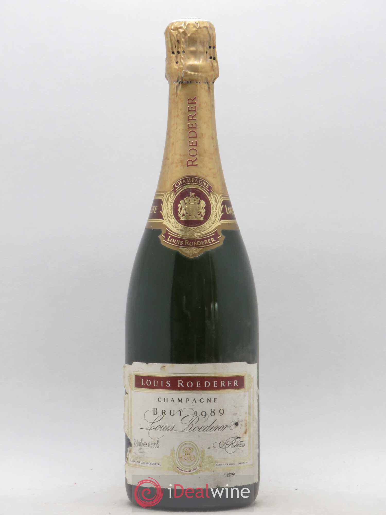 Millésimé Brut Louis Roederer 1989 - Lot de 1 bouteille - 0