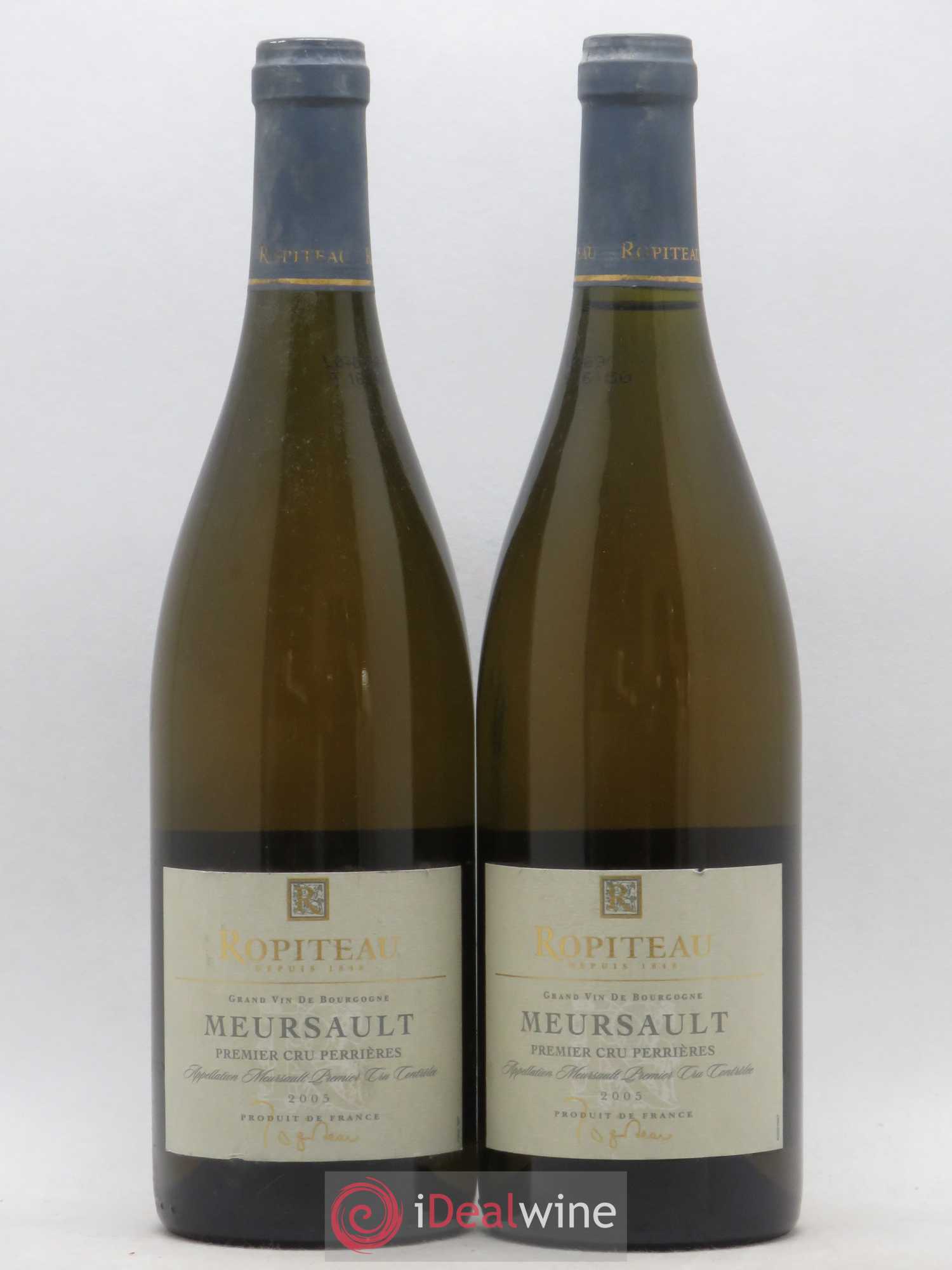 Meursault 1er Cru Perrières Ropiteau 2005 - Lot de 2 bouteilles - 0