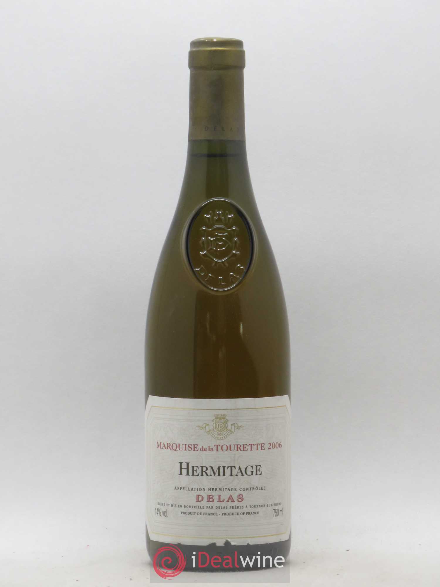 Hermitage Marquise de la Tourette Delas Frères 2006 - Lot de 1 bouteille - 0