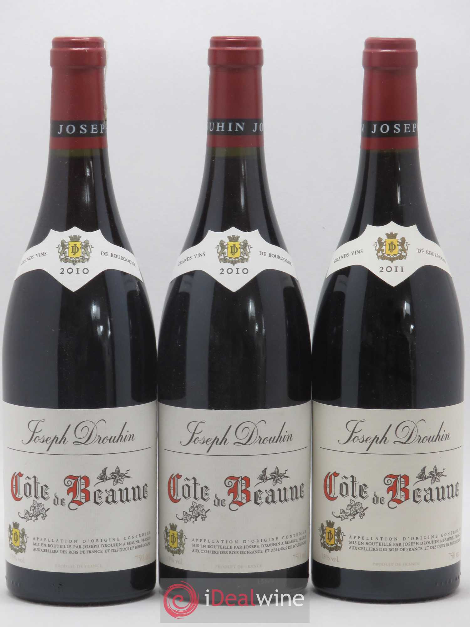 Côte de Beaune Joseph Drouhin 2010 - Lot de 3 bouteilles - 0