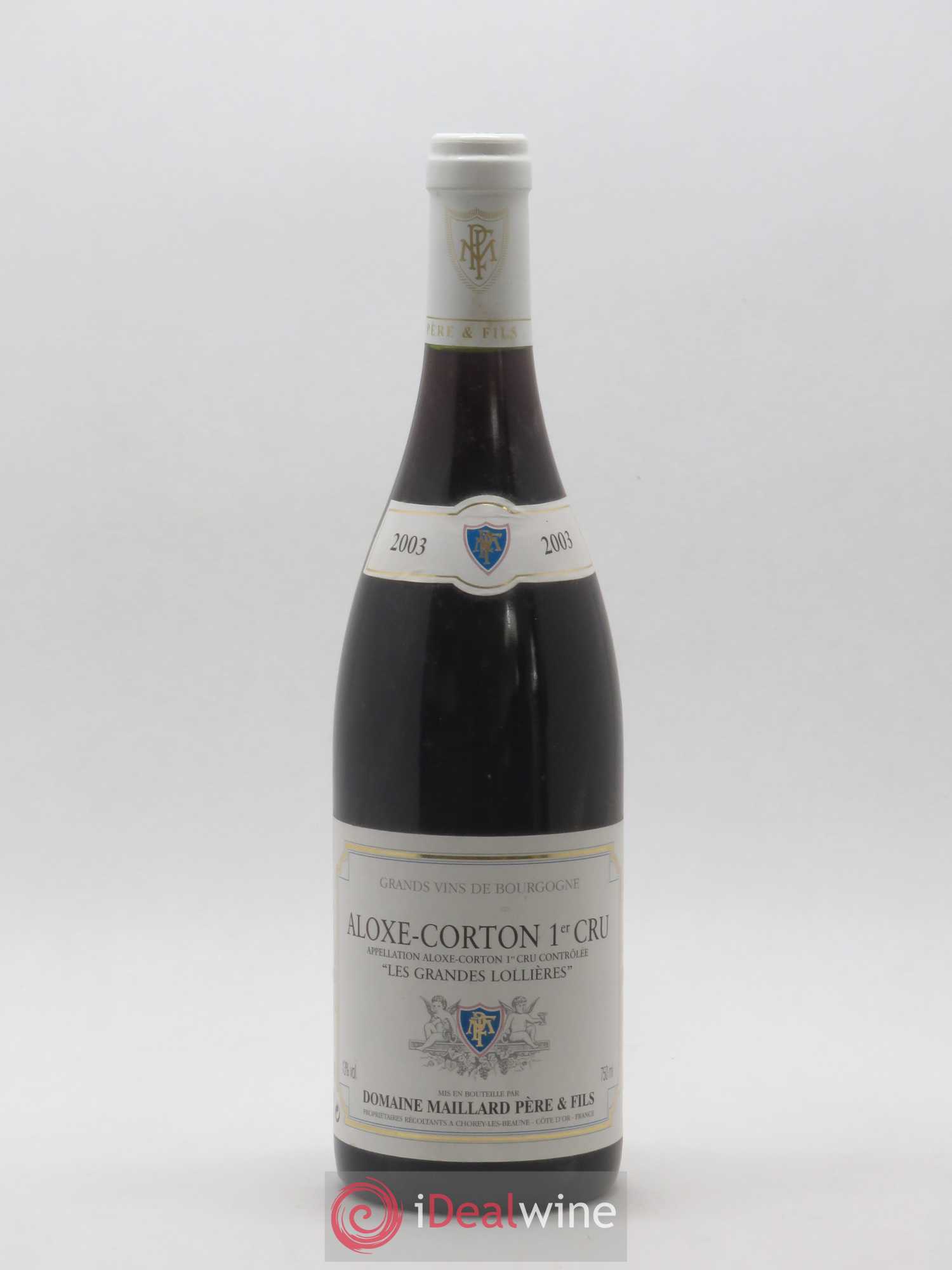 Aloxe-Corton 1er Cru Les Grandes Lollières Domaine Maillard Père & Fils 2003 - Posten von 1 Flasche - 0