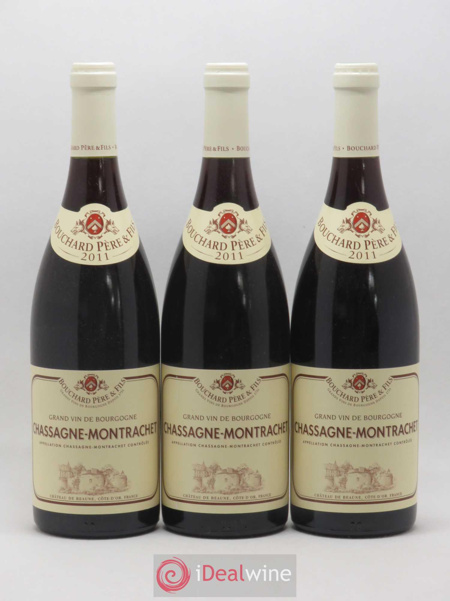 Chassagne-Montrachet Bouchard Père & Fils 2011 - Lot de 3 bouteilles - 0
