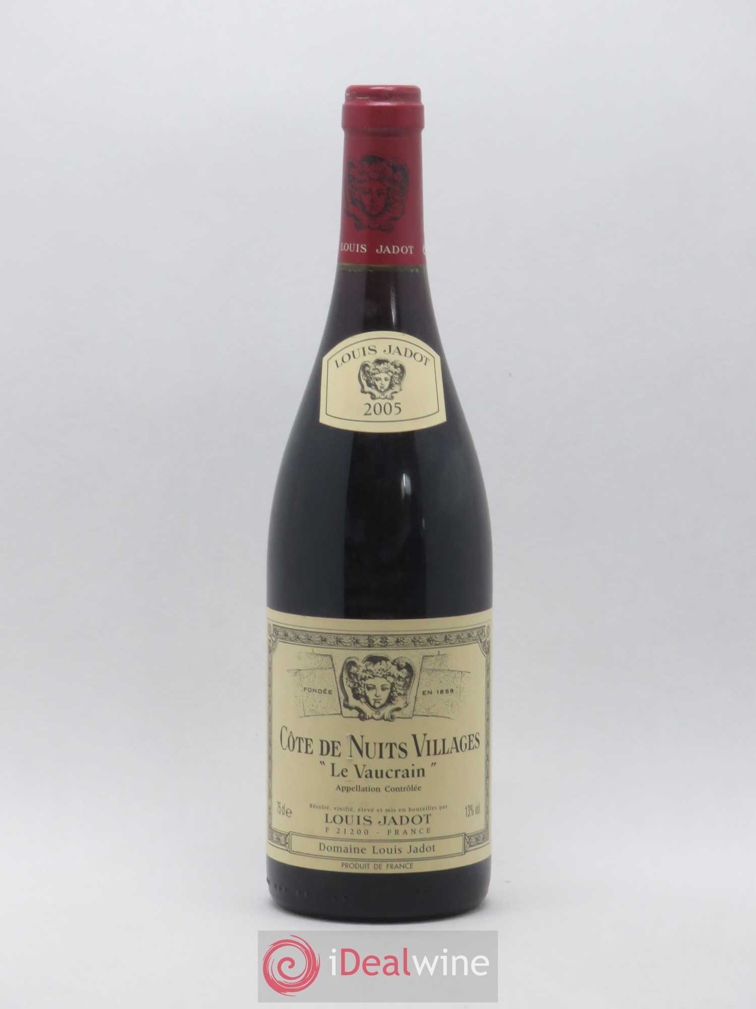 Côte de Nuits-Villages Le Vaucrain Louis Jadot 2005 - Lot de 1 bouteille - 0
