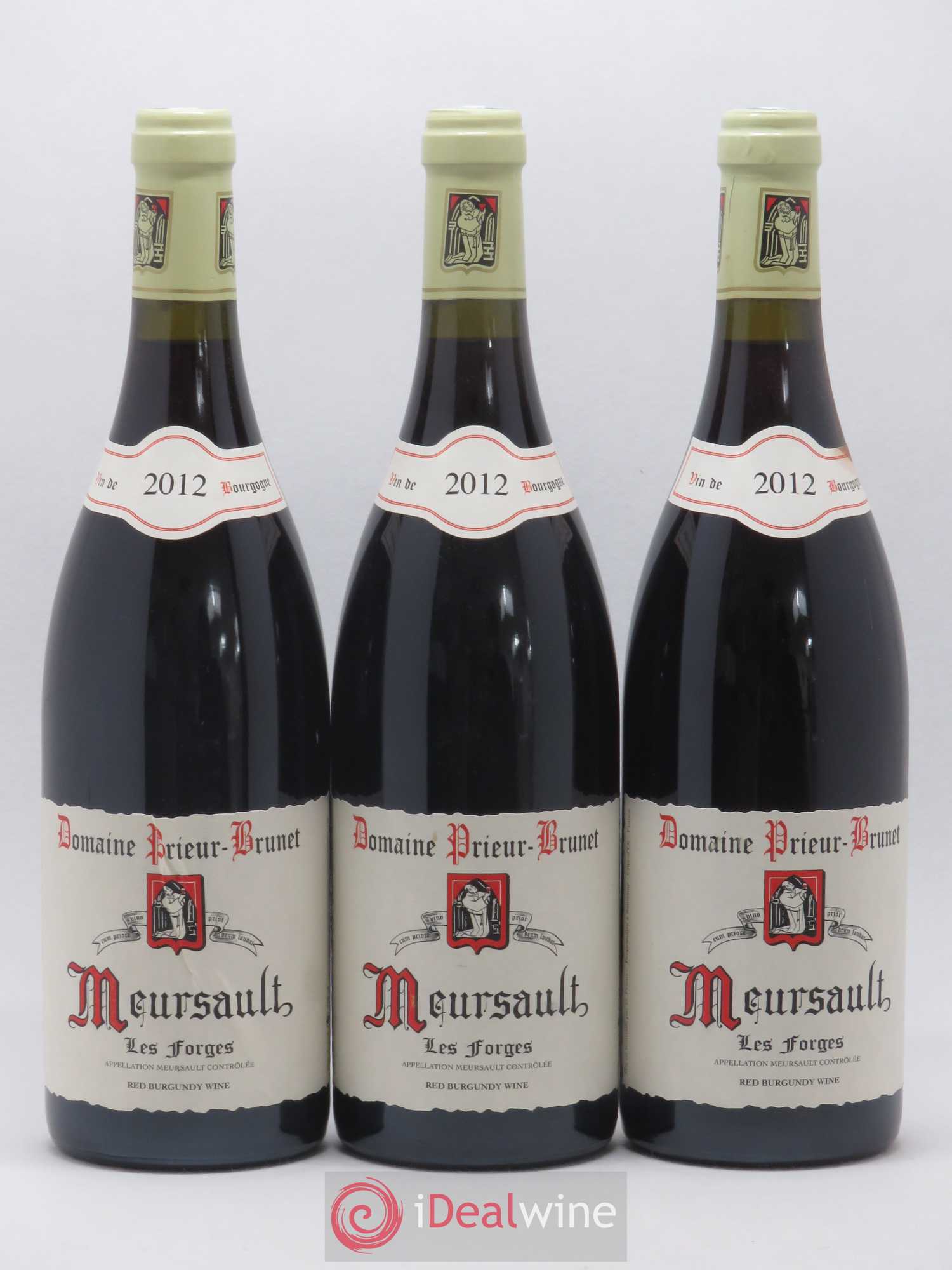 Meursault Les Forges Prieur Brunet 2012 - Lot de 3 bouteilles - 0