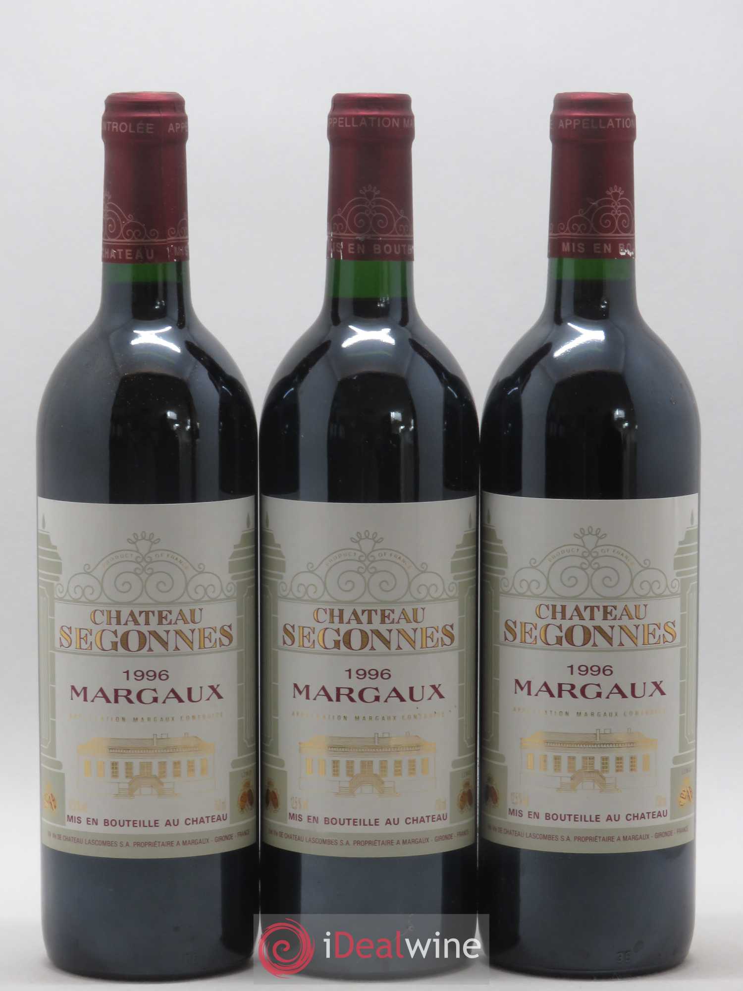 Château Segonnes 1996 - Lot de 12 bouteilles - 1