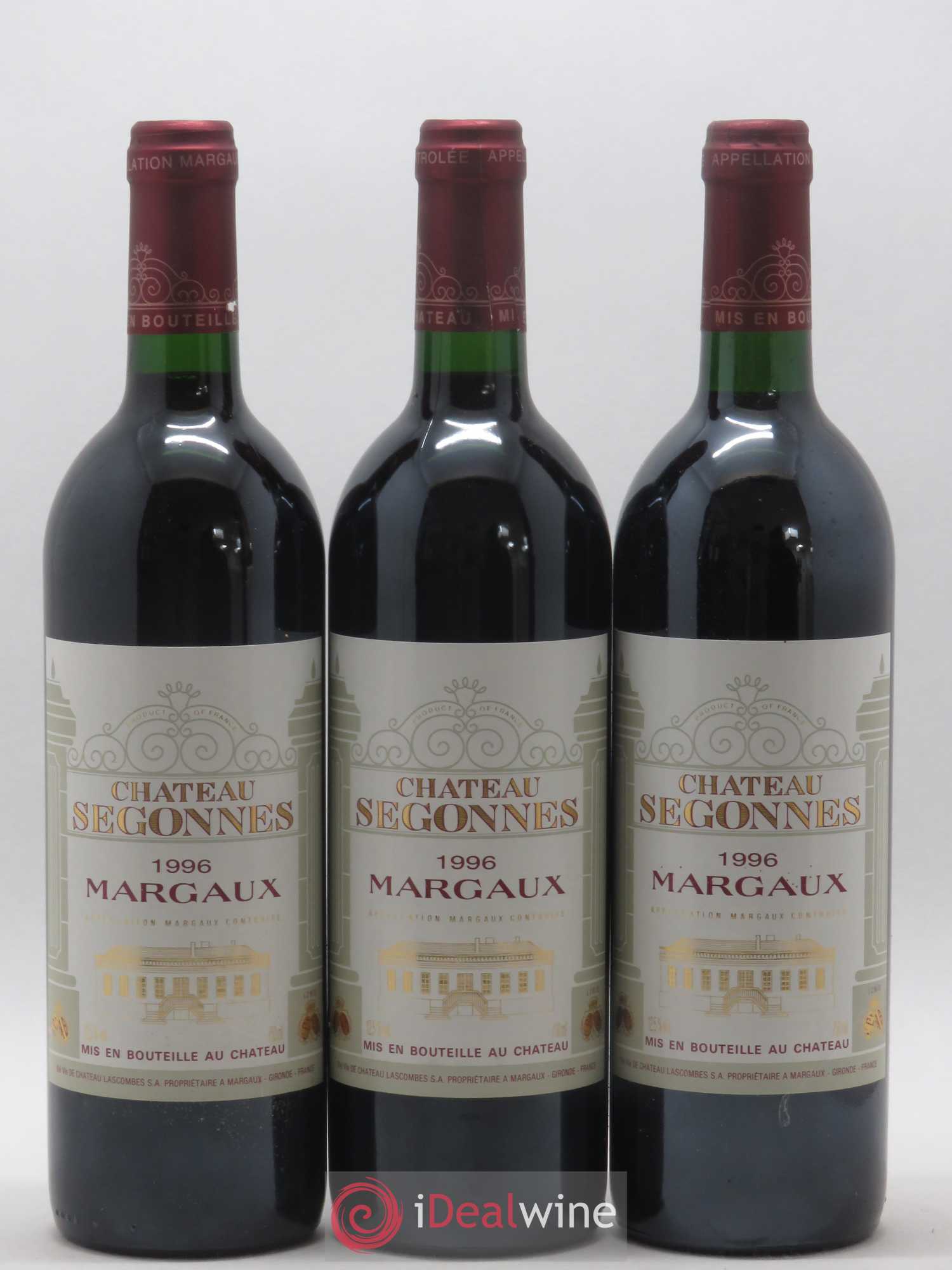Château Segonnes 1996 - Lot de 12 bouteilles - 2